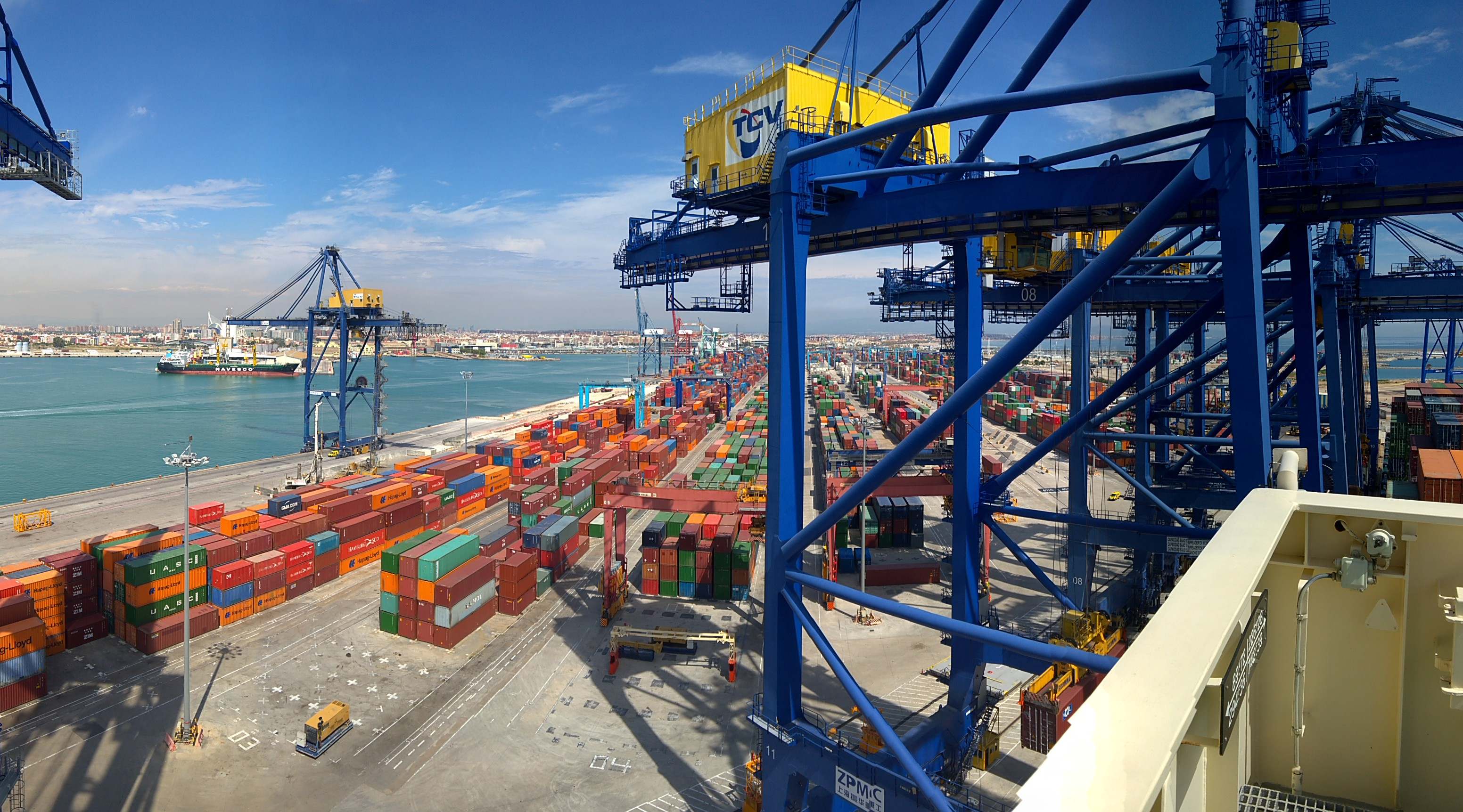 Una terminal del Puerto de Valencia.