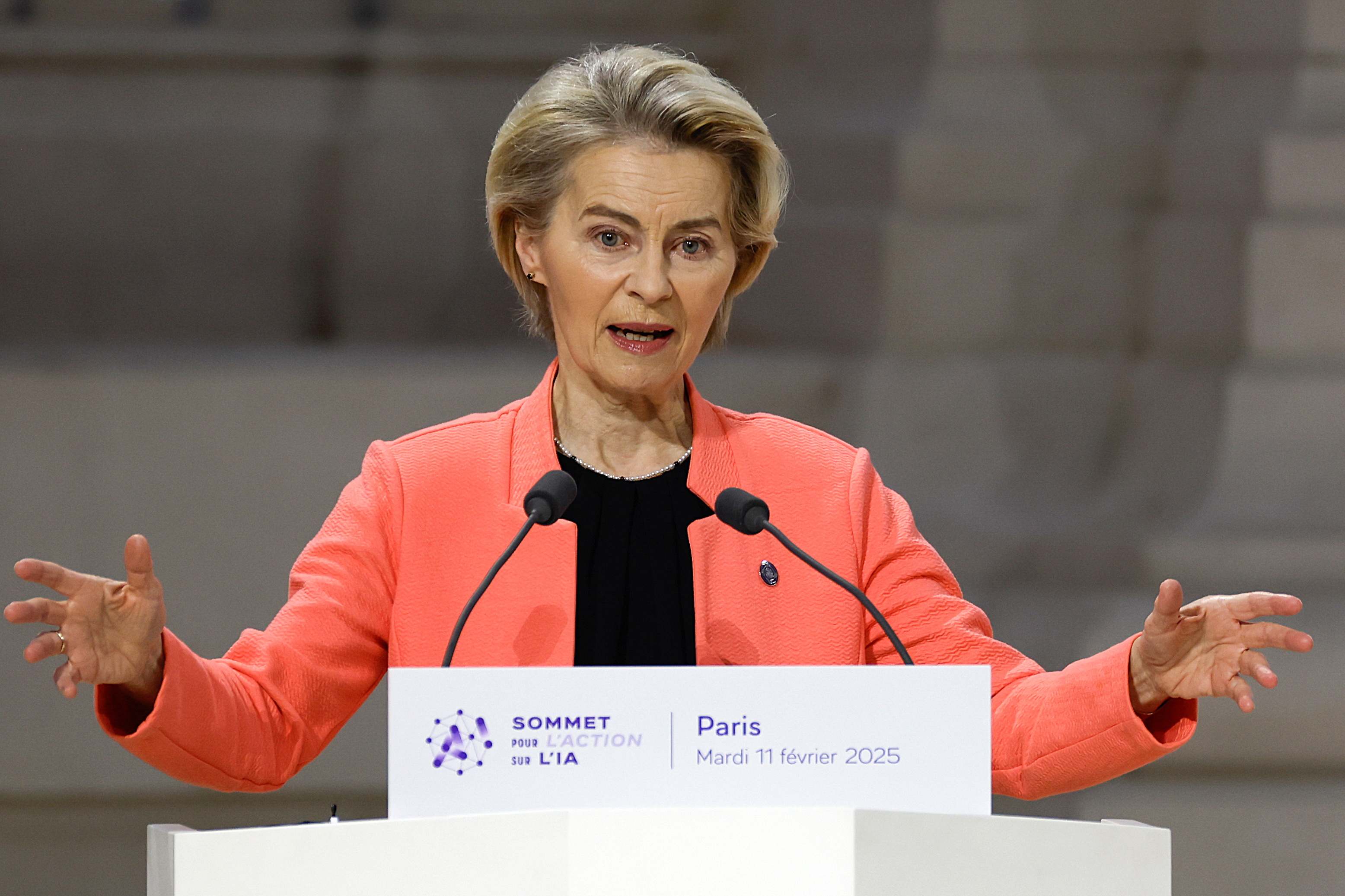 La presidenta de la Comisión Europea, Ursula von der Leyen.