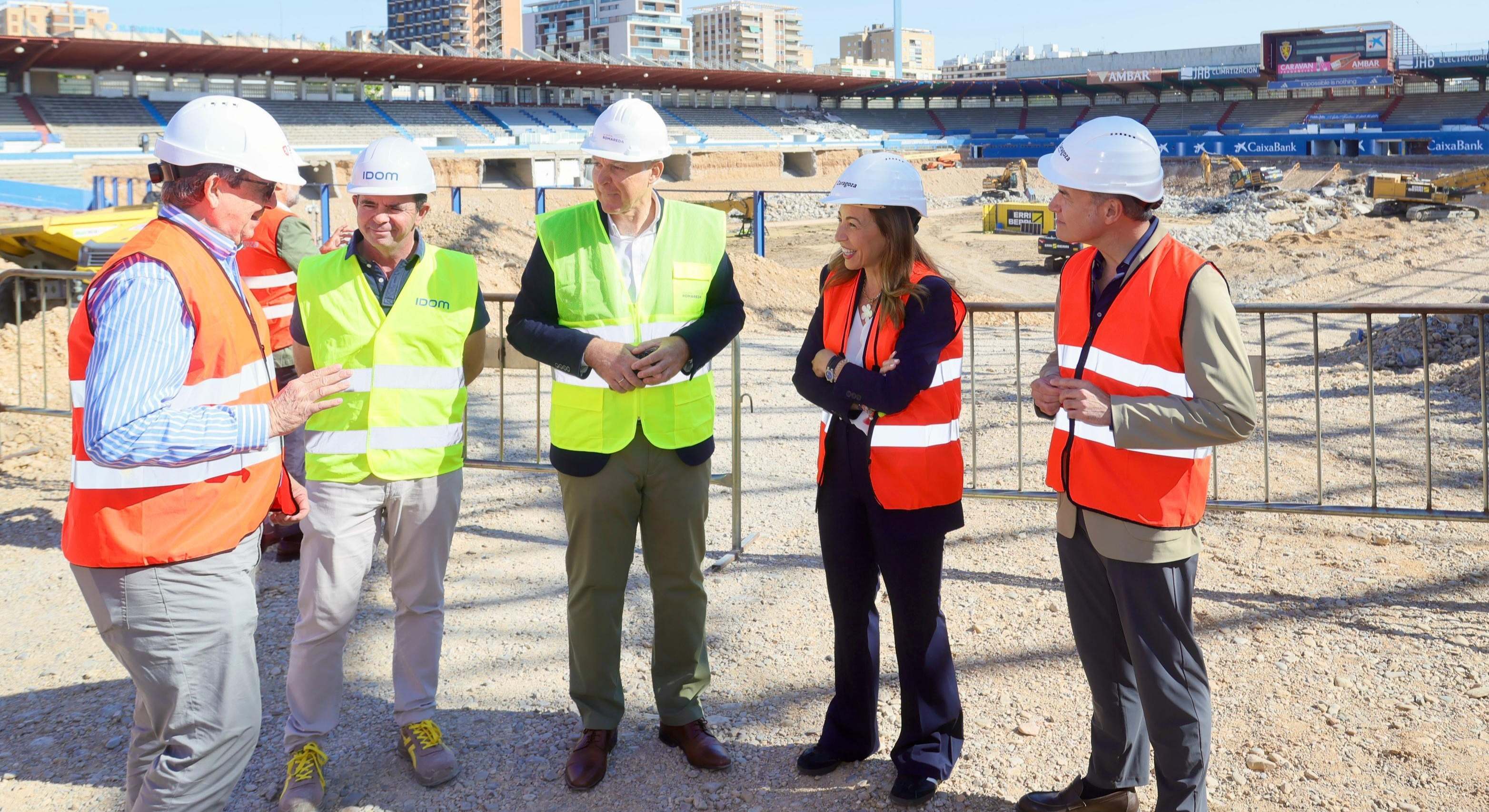 obras ibercaja romareda campo futbol zaragoza