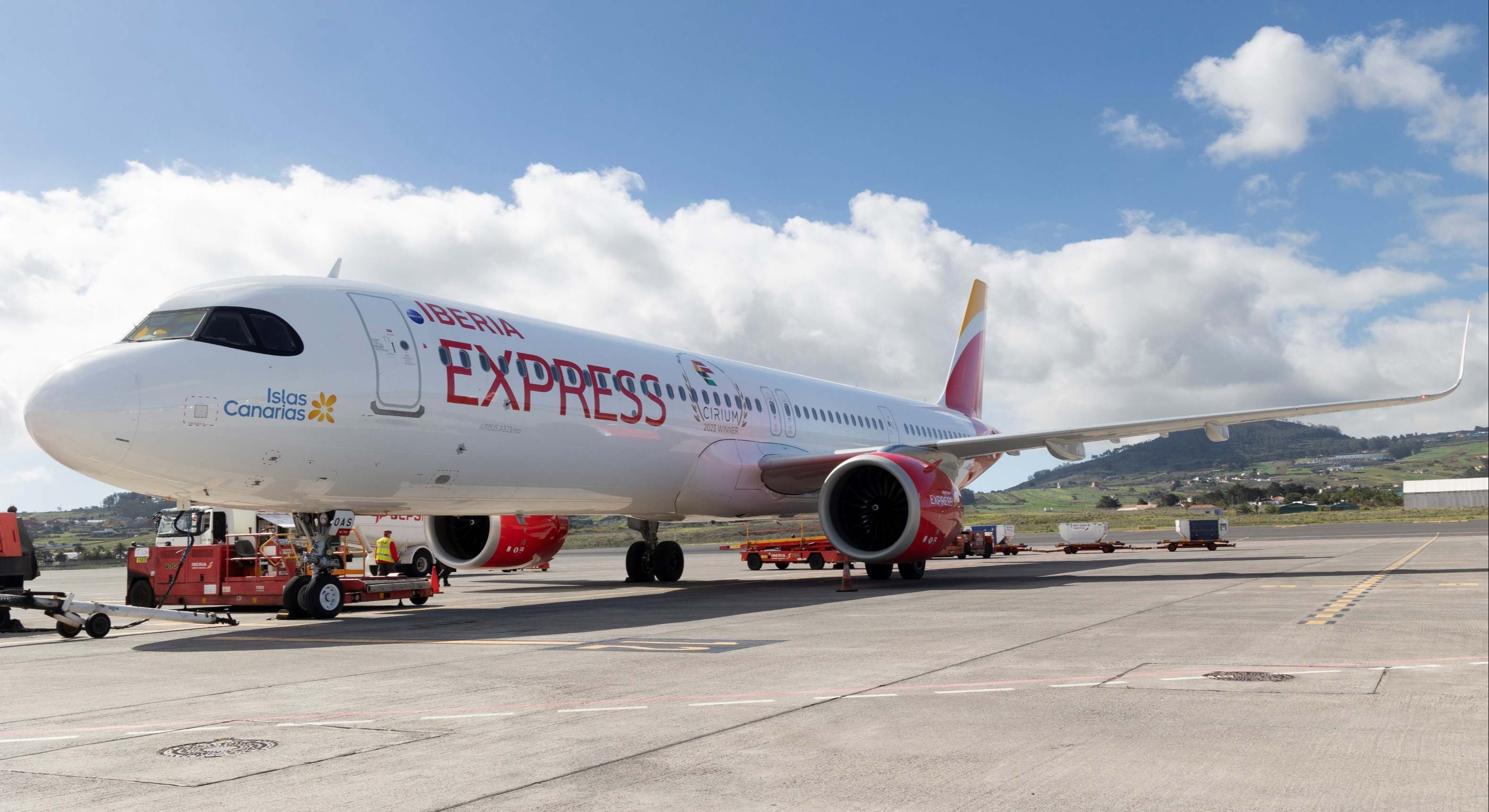 Avión de Iberia Express. 