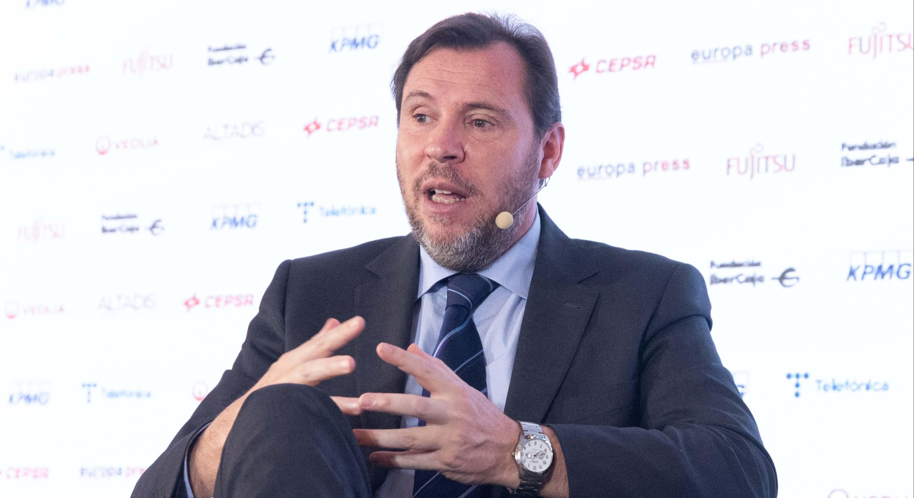Óscar Puente, ministro de Transportes.