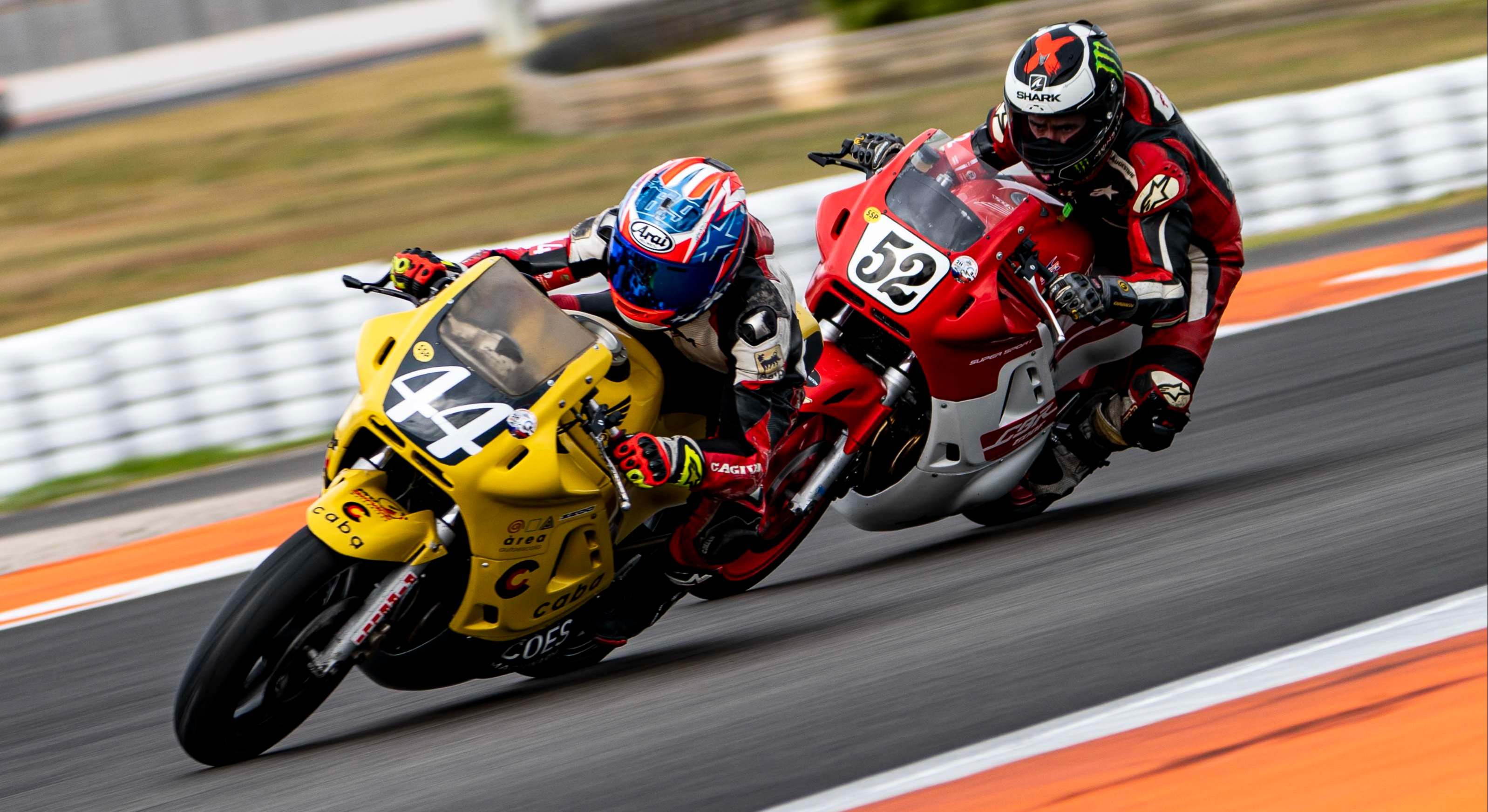 Una prueba de motos en el circuito de Cheste.