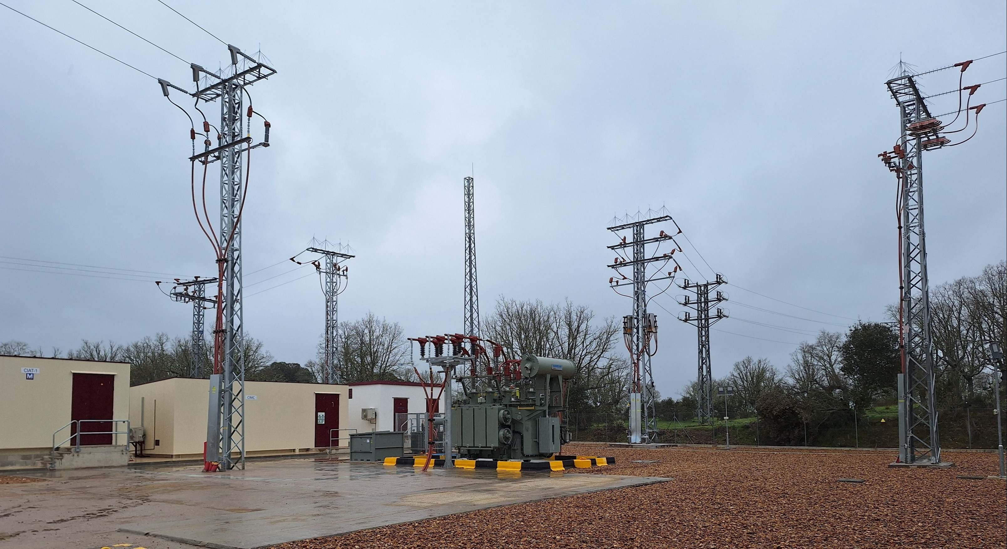 La nueva subestación eléctrica Fuenteguinaldo
