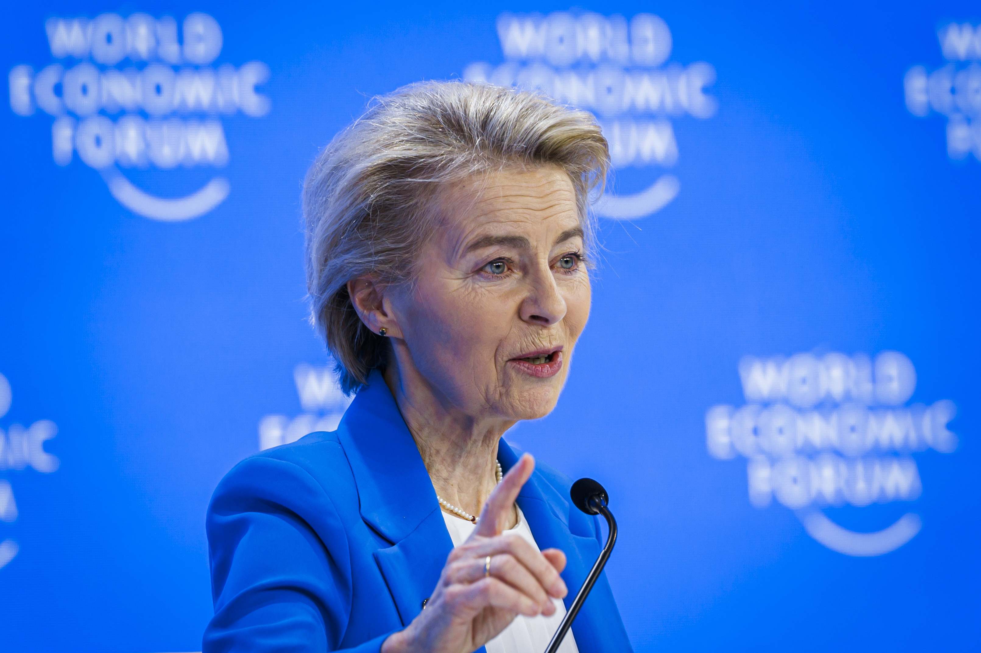 La presidenta de la Comisión Europea, Ursula von der Leyen