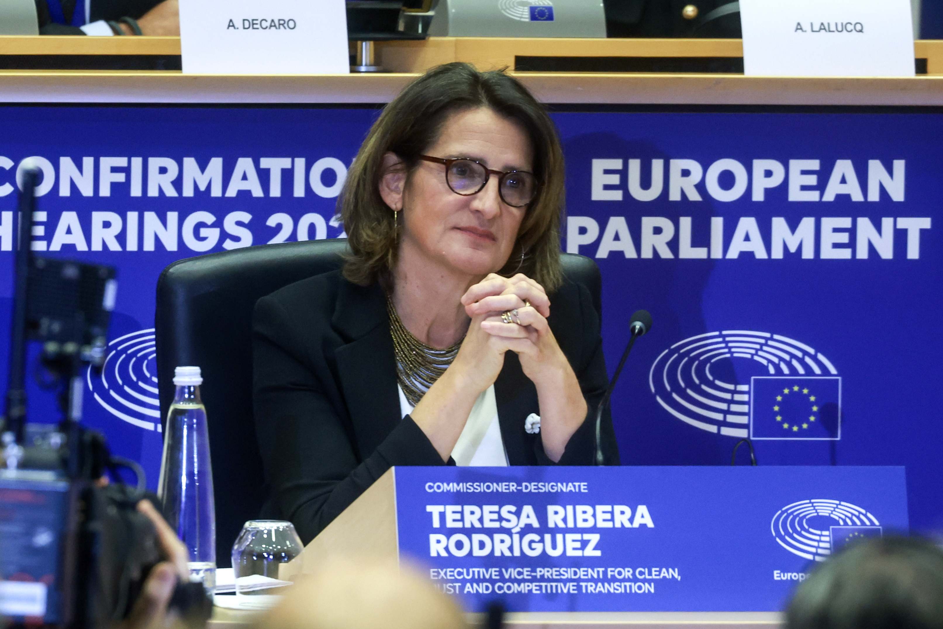 La vicepresidenta tercera y ministra para la Transición Ecológica, Teresa Ribera