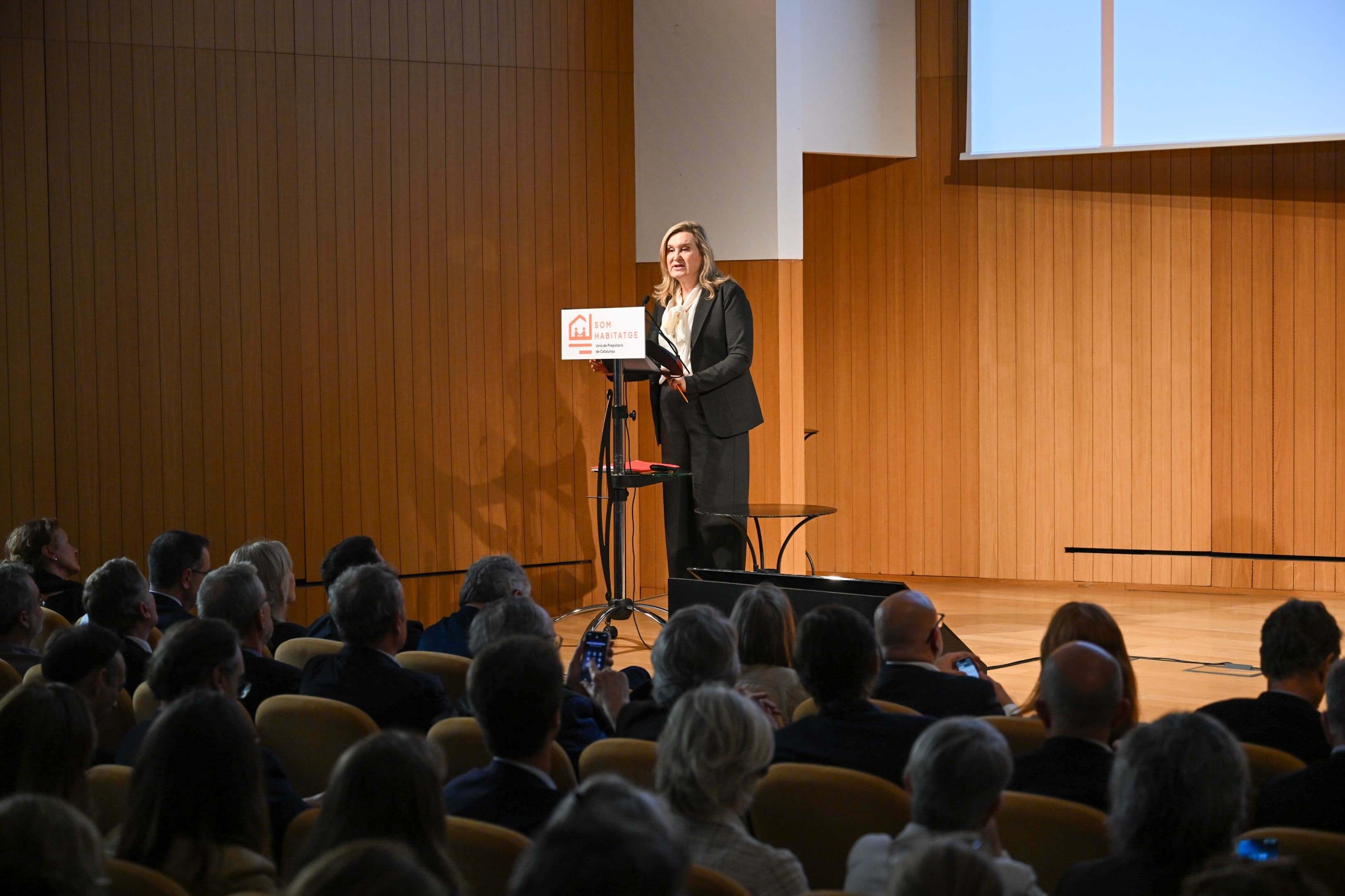 La presidenta de Som Habitatge, Núria Garrido. EP