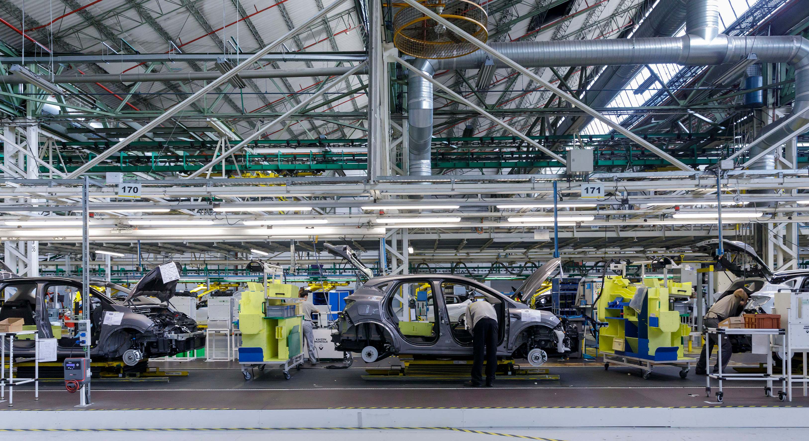 Línea de montaje de Renault España