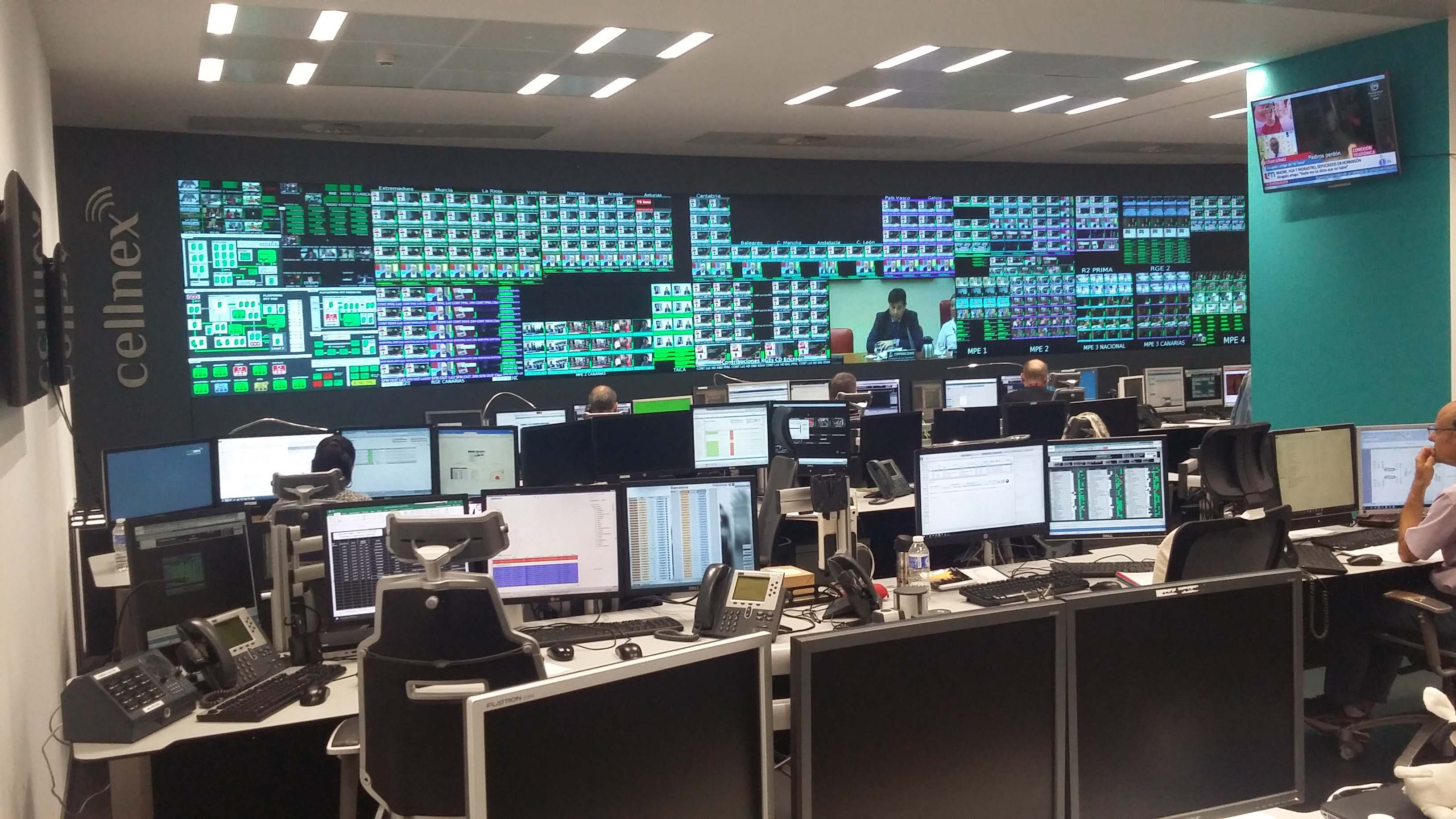 Centro de control de Cellnex