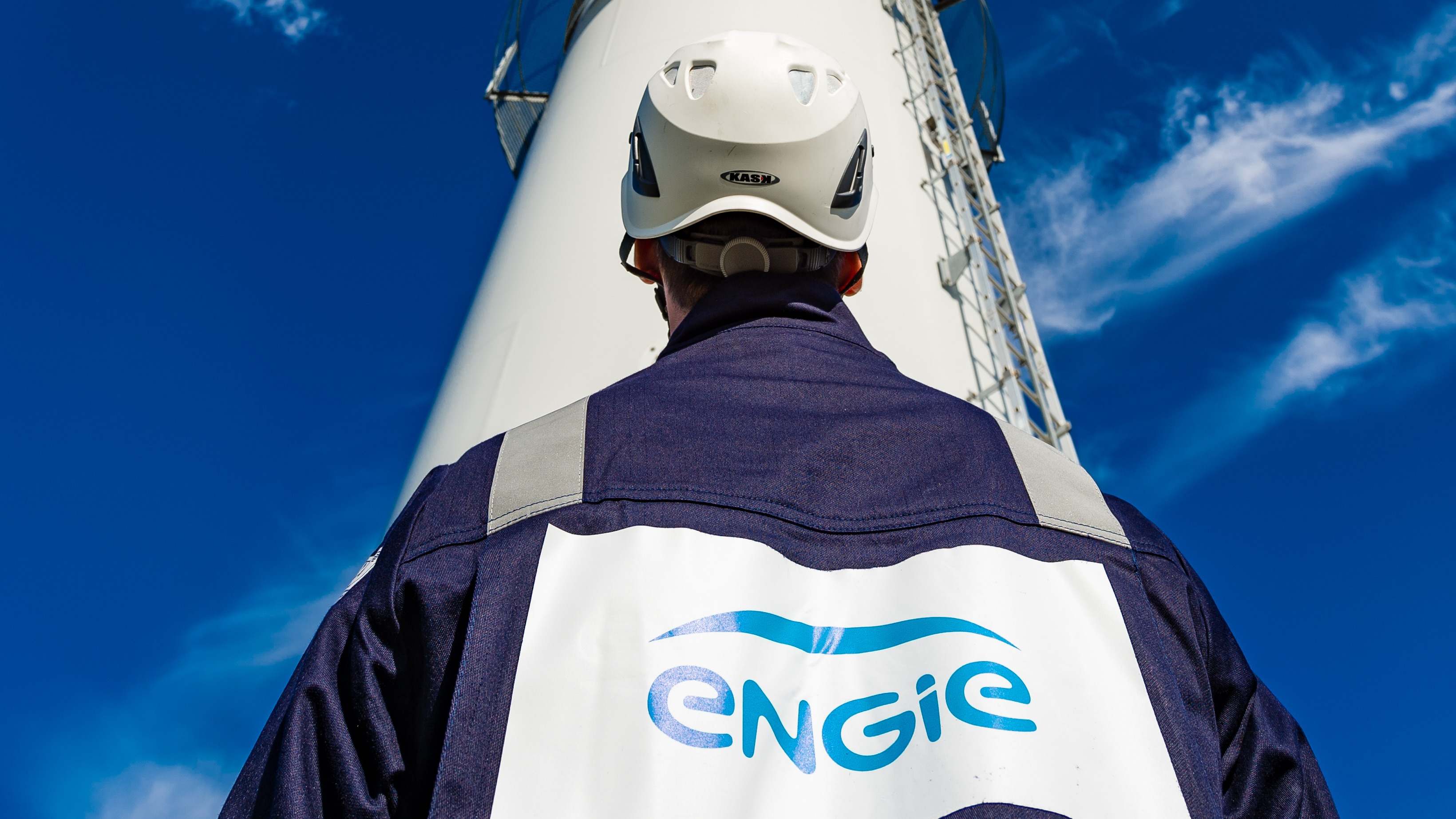 Un operario de Engie