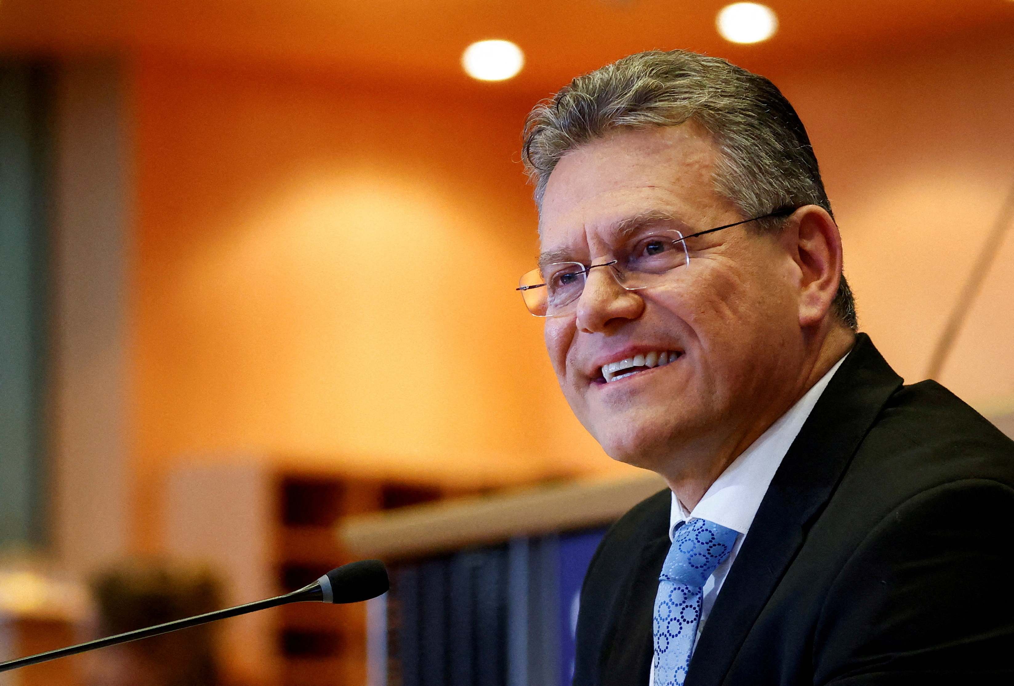 El comisario de Comercio y Seguridad Económica, Maro ef?ovi?.