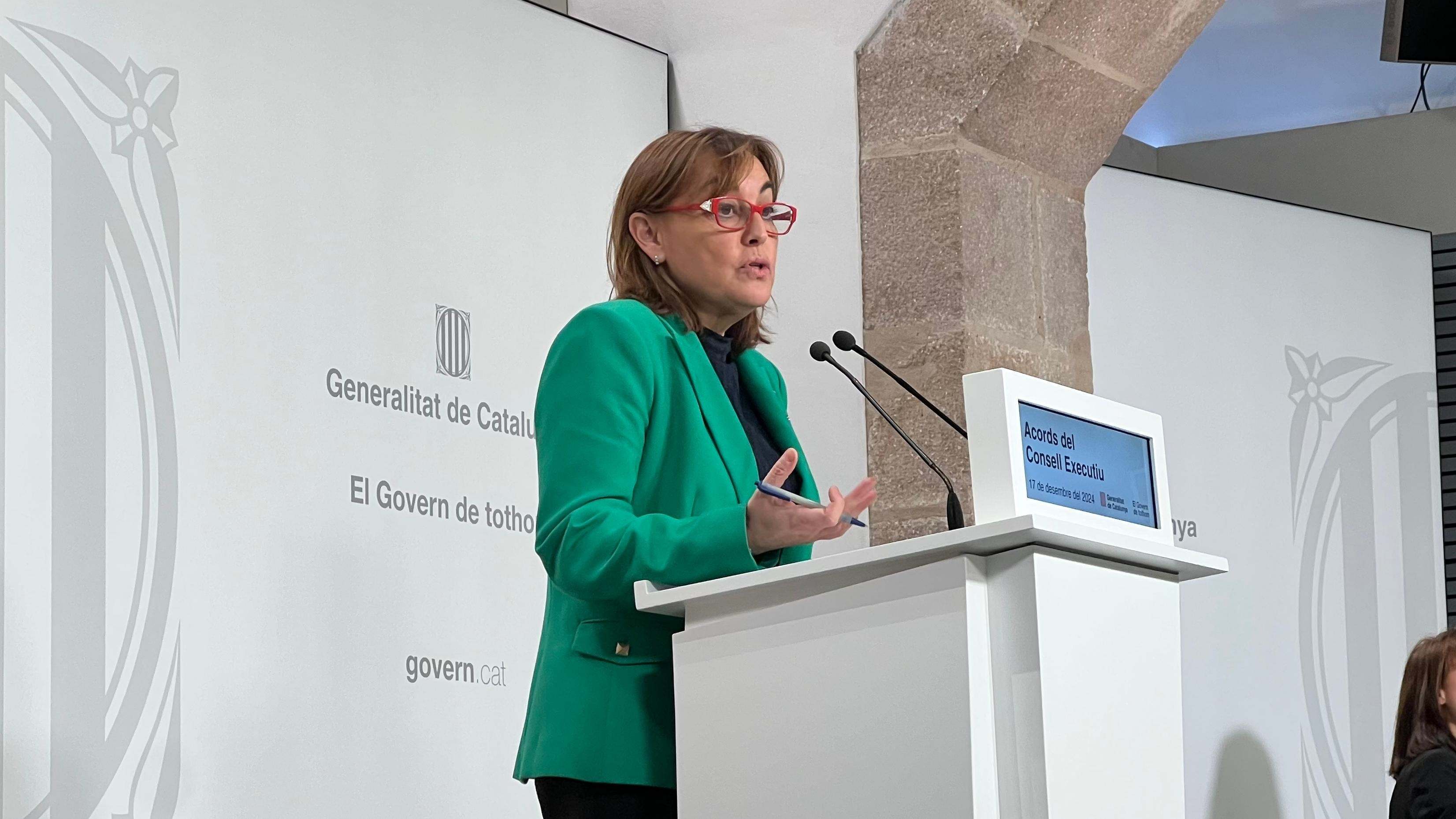 La consejera de Territorio, Vivienda y Transición Ecológica y portavoz del Govern, Sílvia Paneque. EE