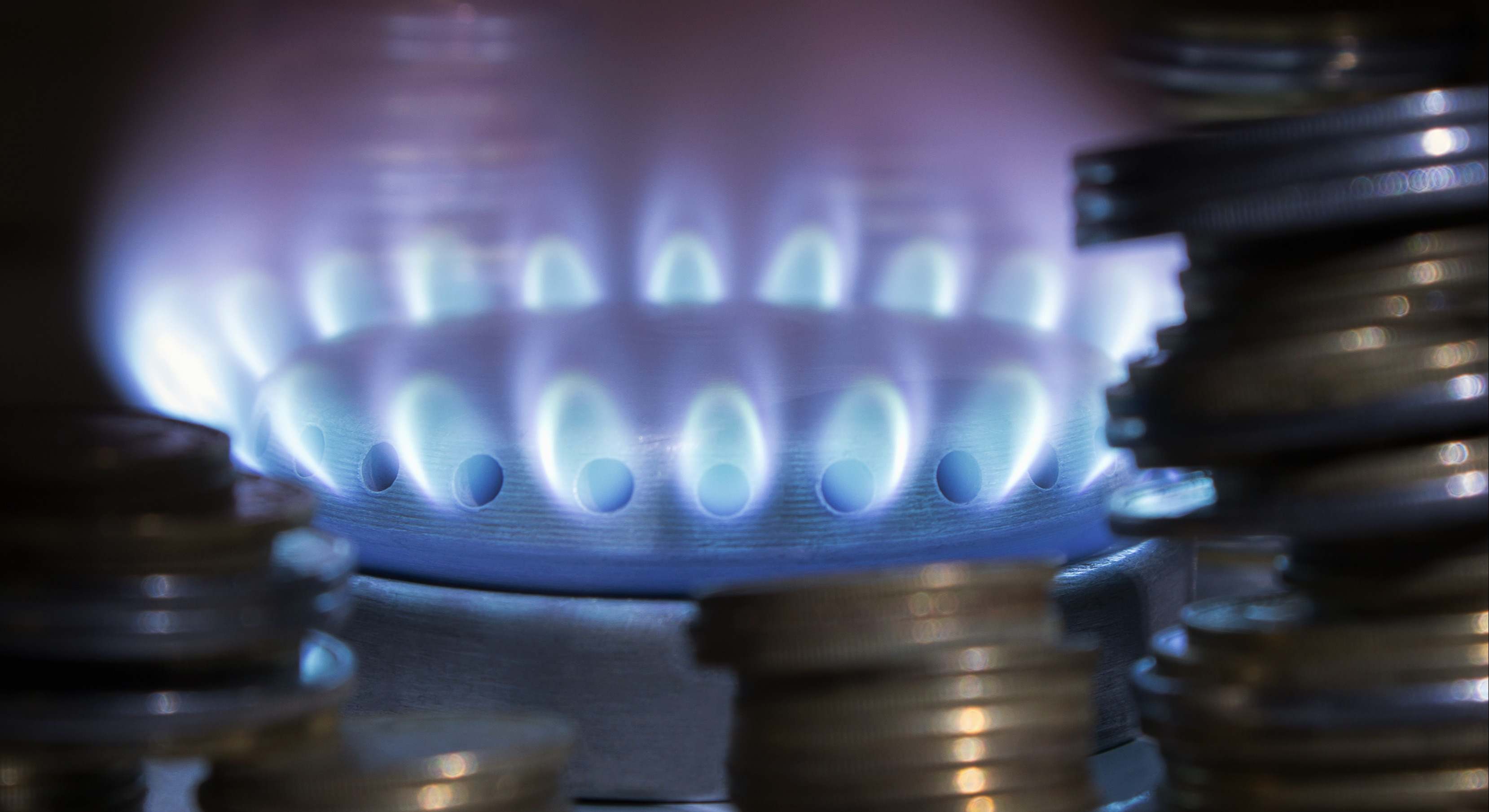 Un fogón de gas