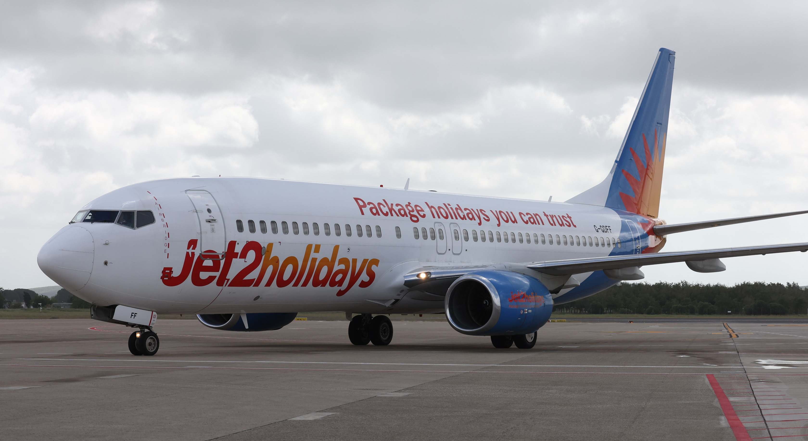 Avión de Jet2.com en Jerez