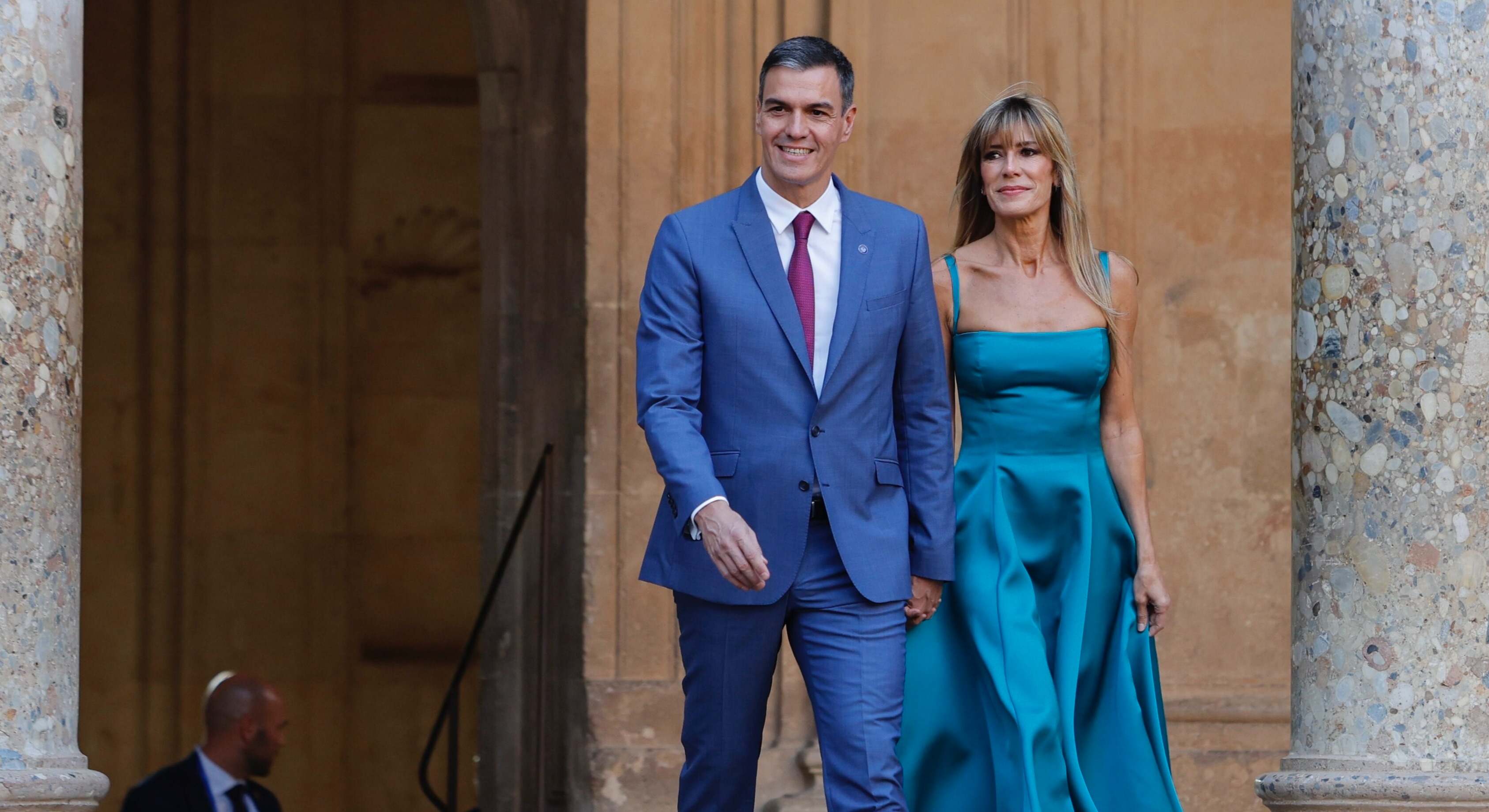 Pedro Sánchez junto a su mujer, Begoña Gómez. / Foto: EP