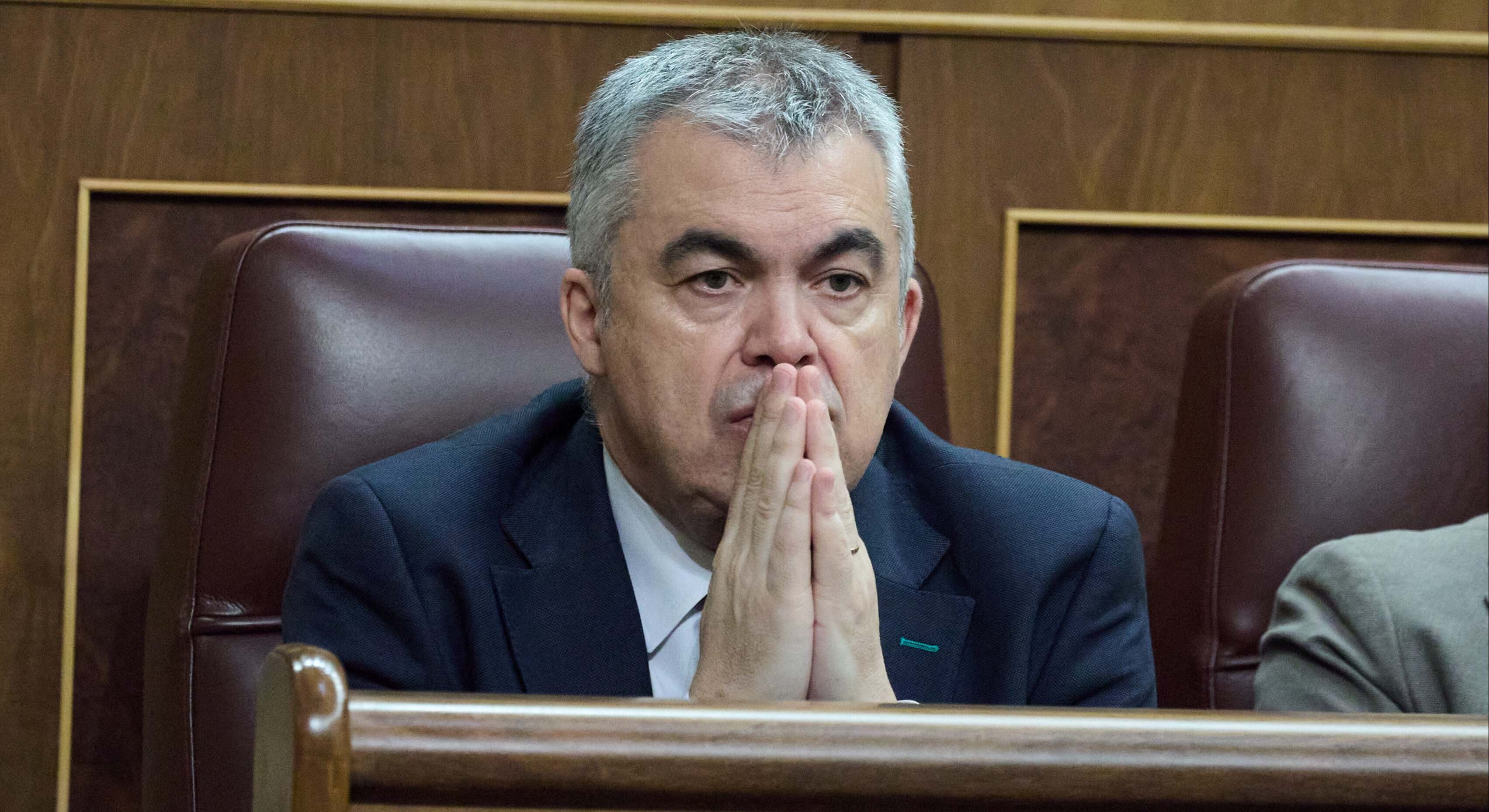 Santos Cerdán, en su última jornada en el Congreso de los Diputados.