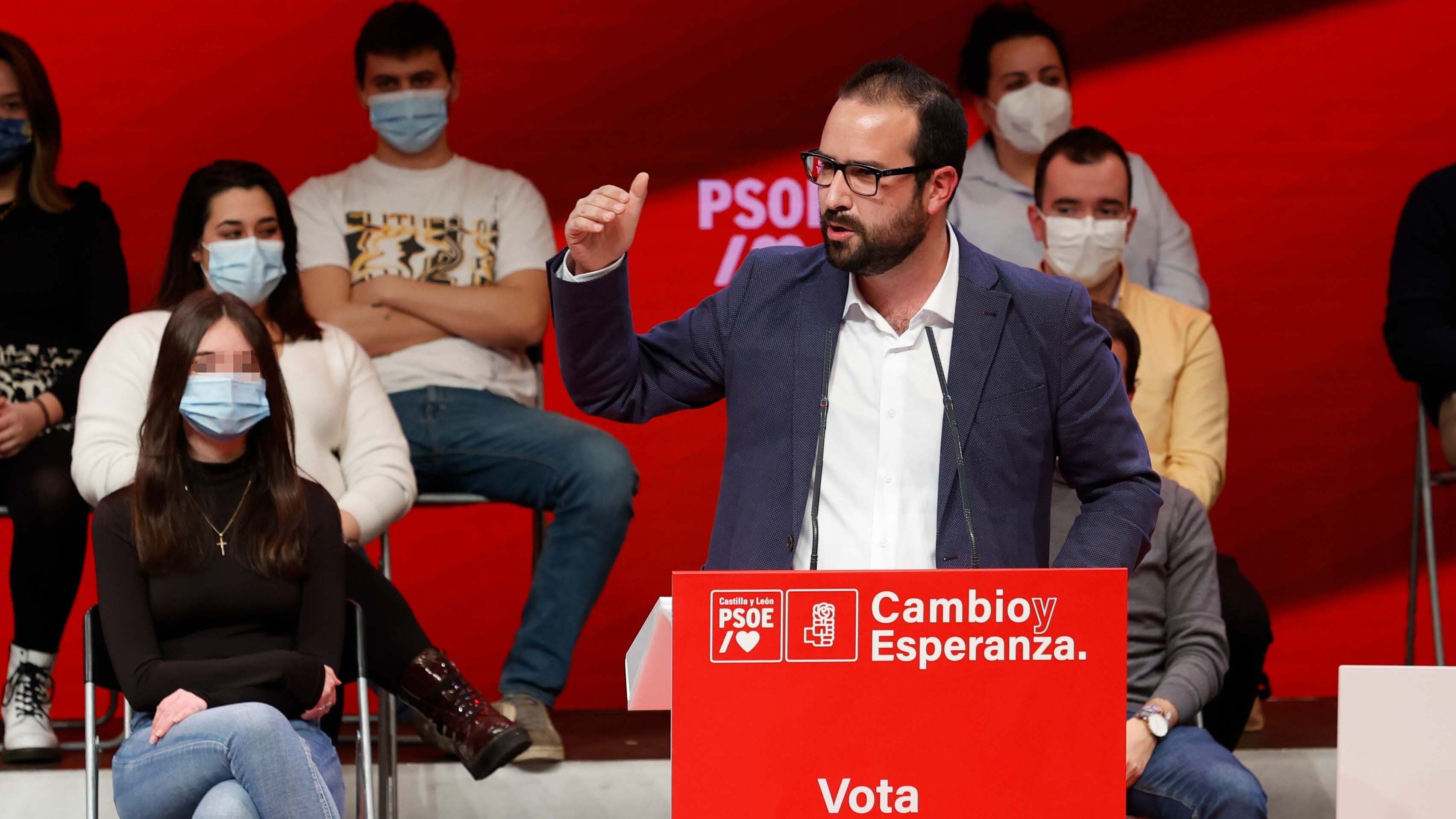 Ángel Hernández, secretario general del Grupo Socialista en las Cortes de Castilla y León