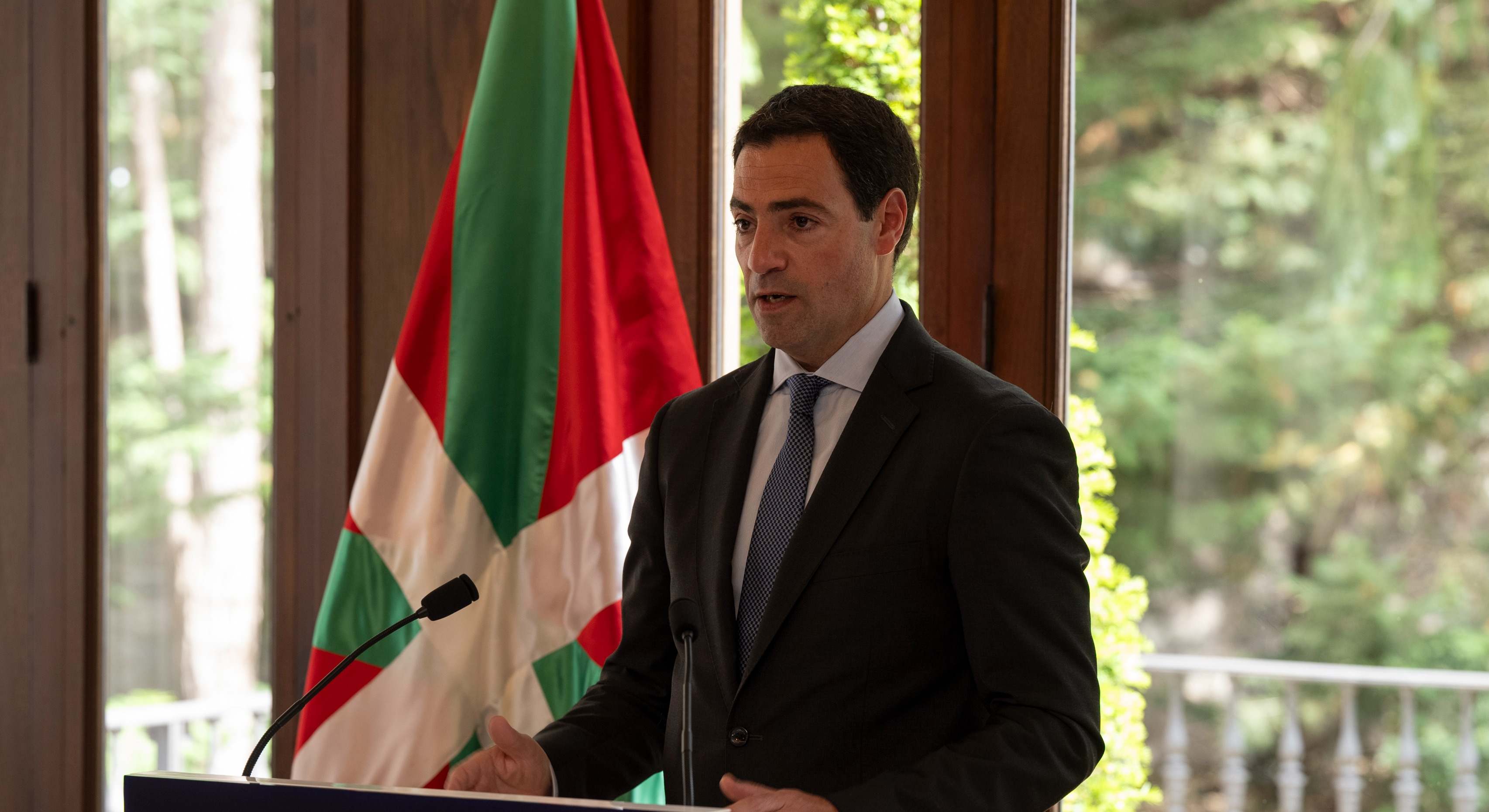 Imanol Pradales, lehendakari del Gobierno Vasco.
