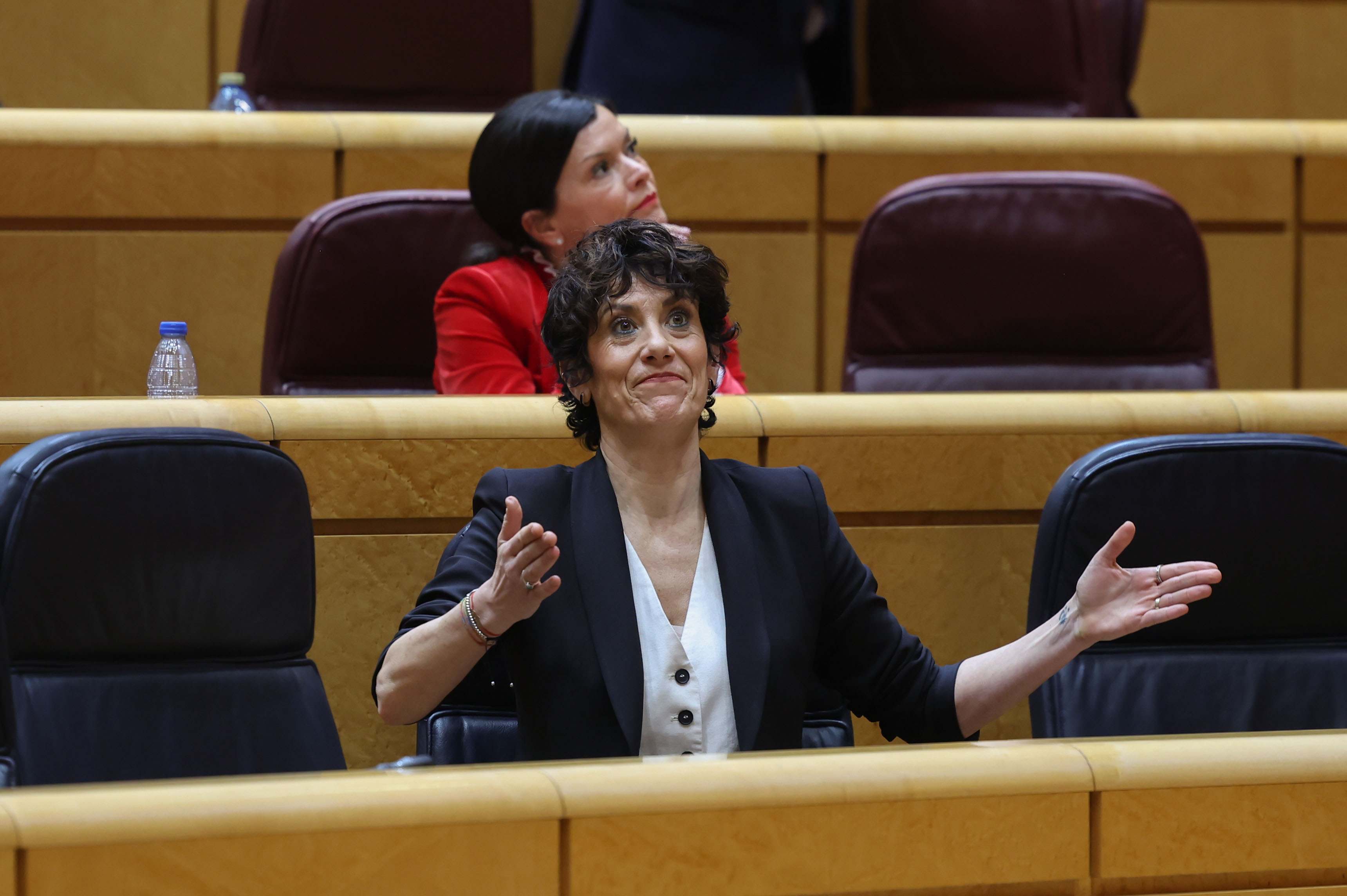 La ministra de Seguridad Social, Elma Saiz. EFE.