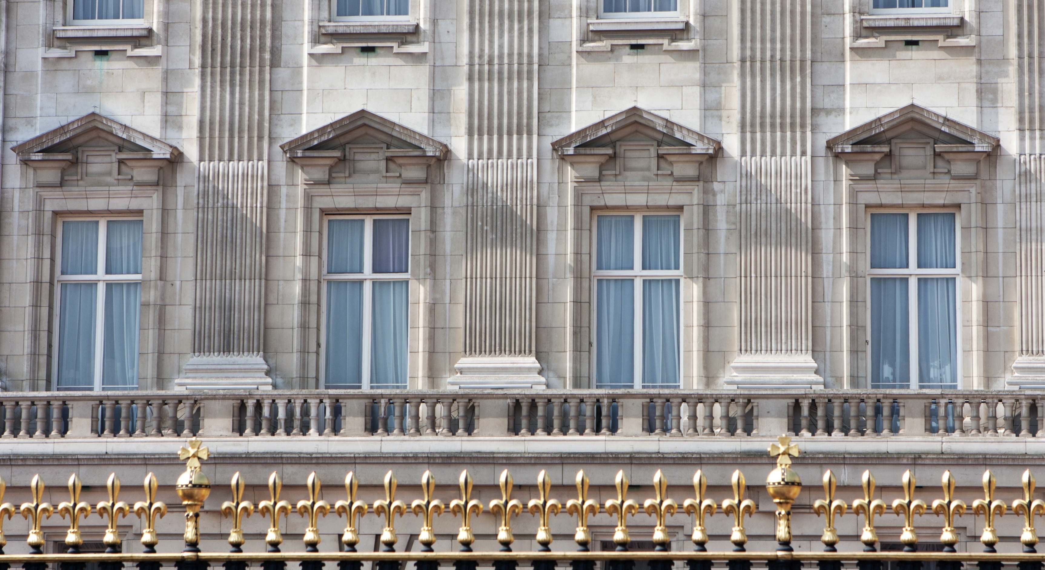 Ventanas del Palacio de Buckingham. / Foto: Dreamstime