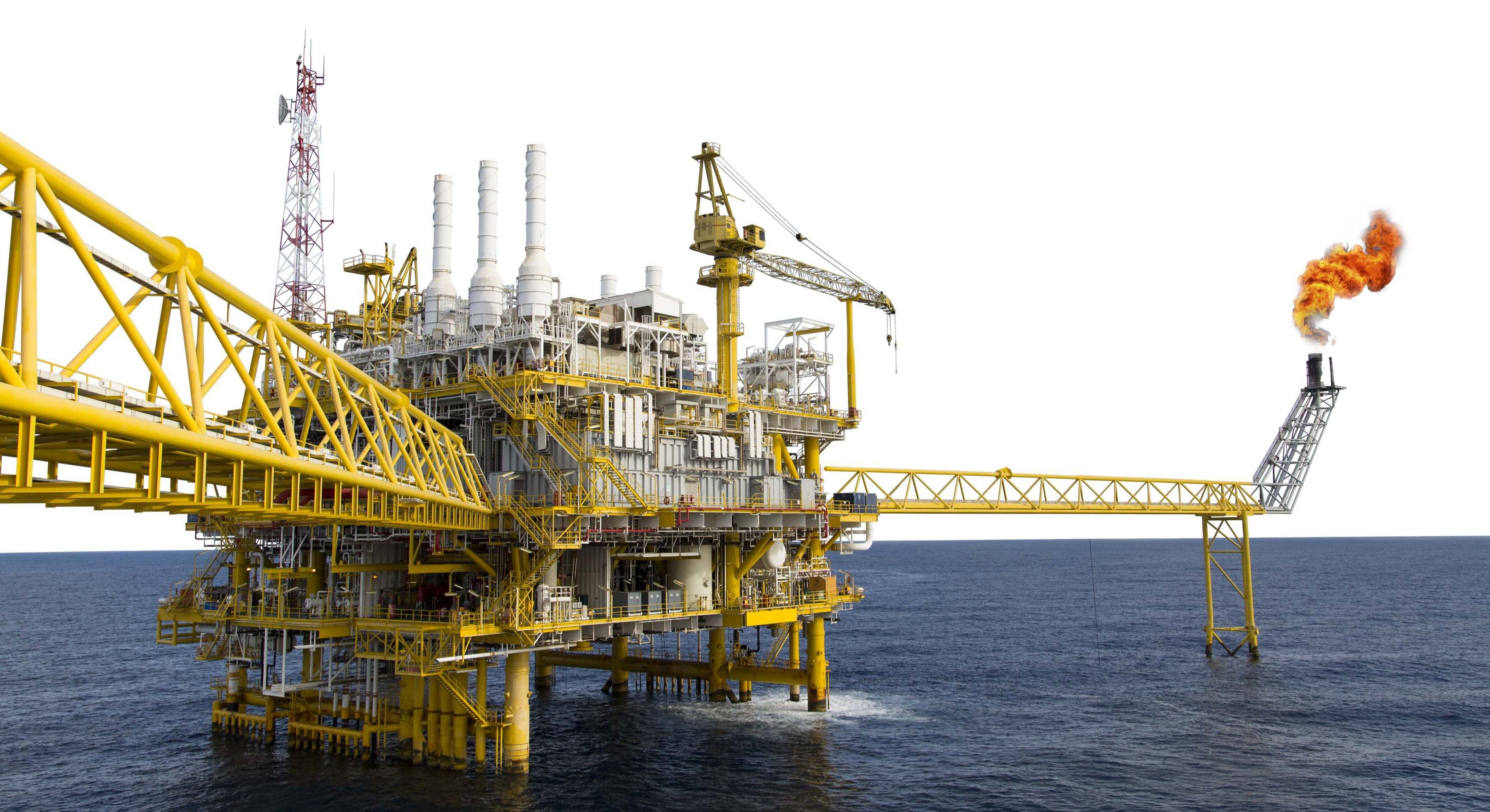 Plataforma producción petróleo