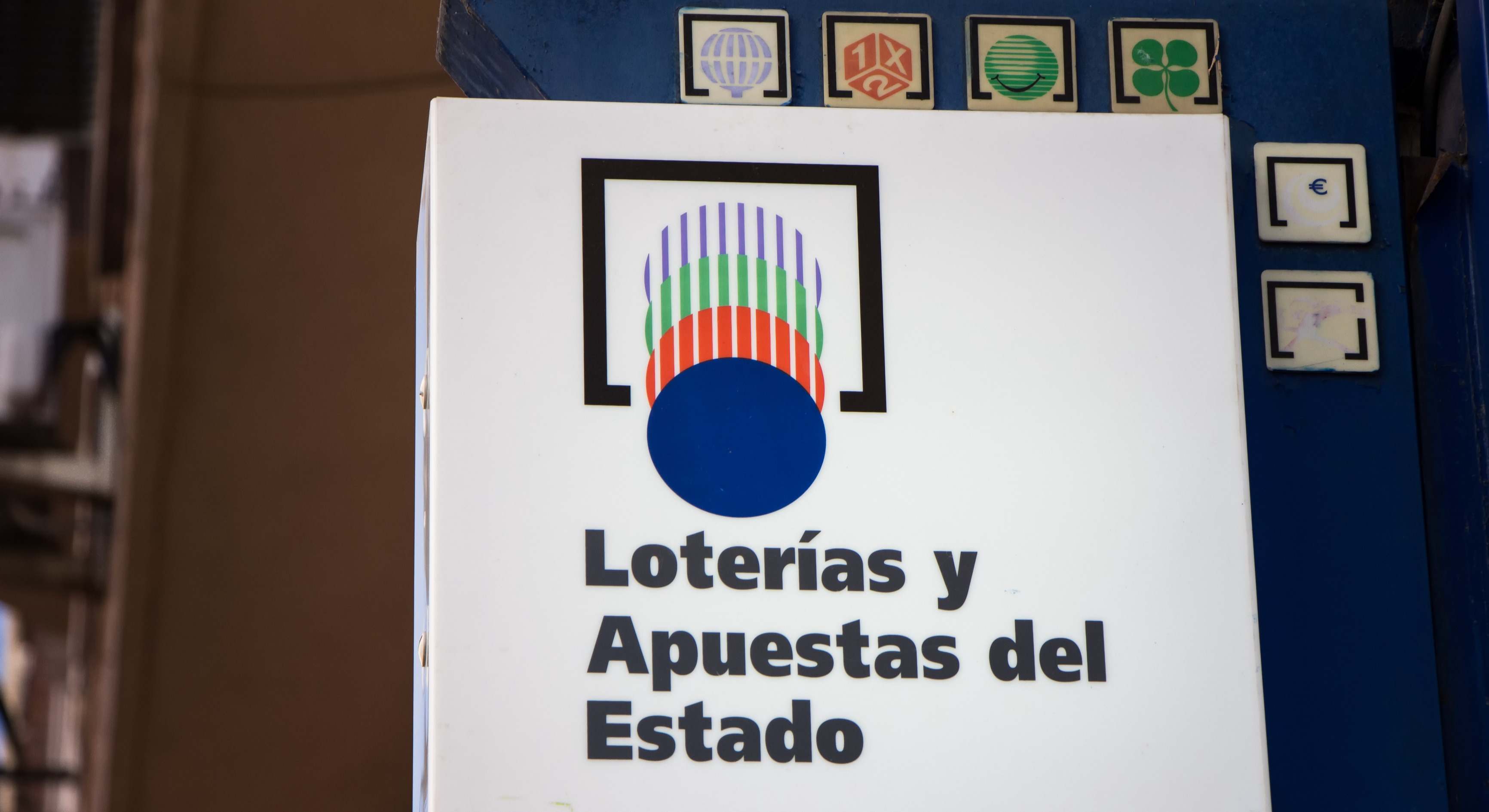 Letrero en una administración de Loterías y Apuestas del Estado. / Foto: Dreamstime