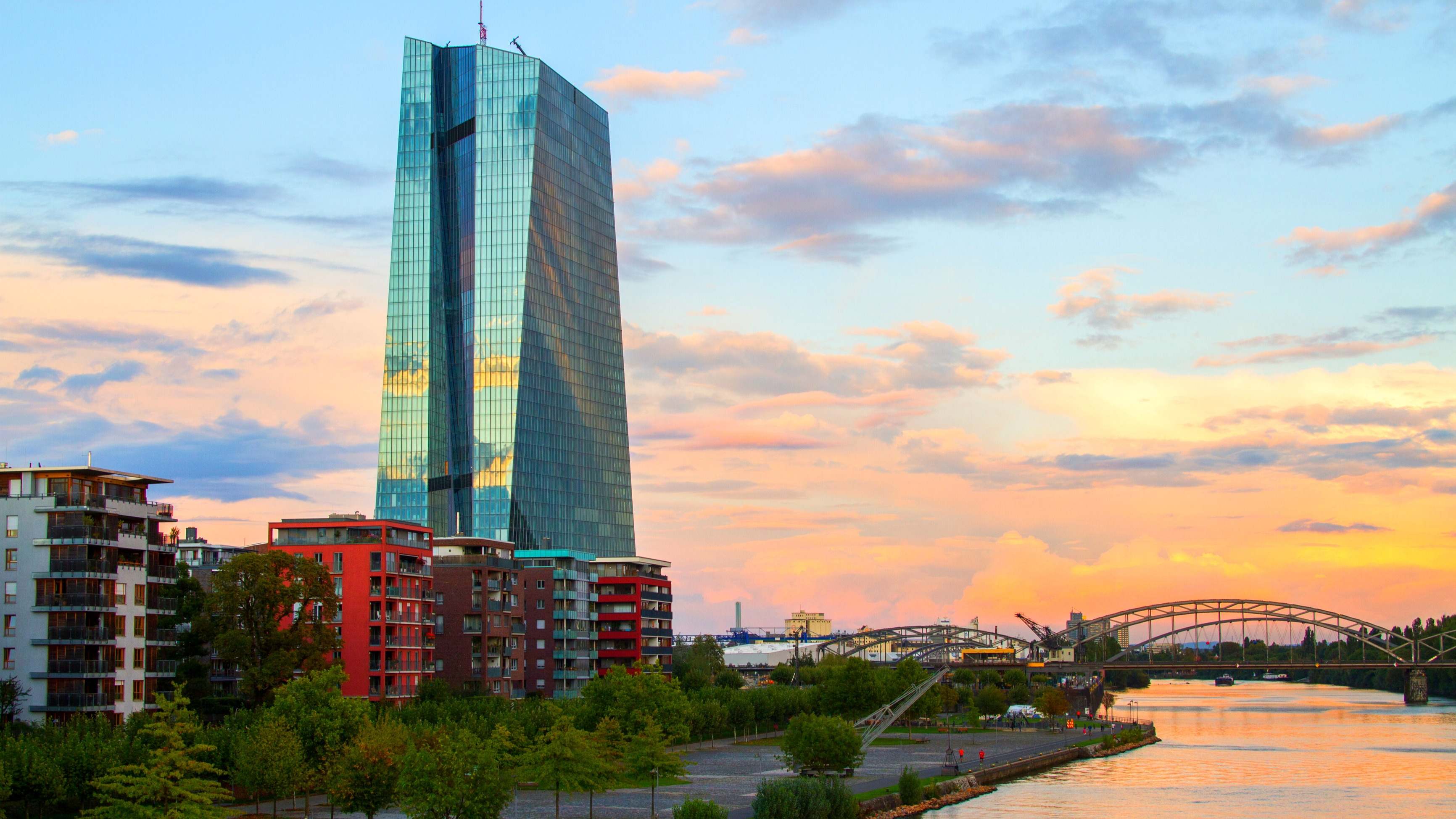 BCE sede Frankfurt río Meno