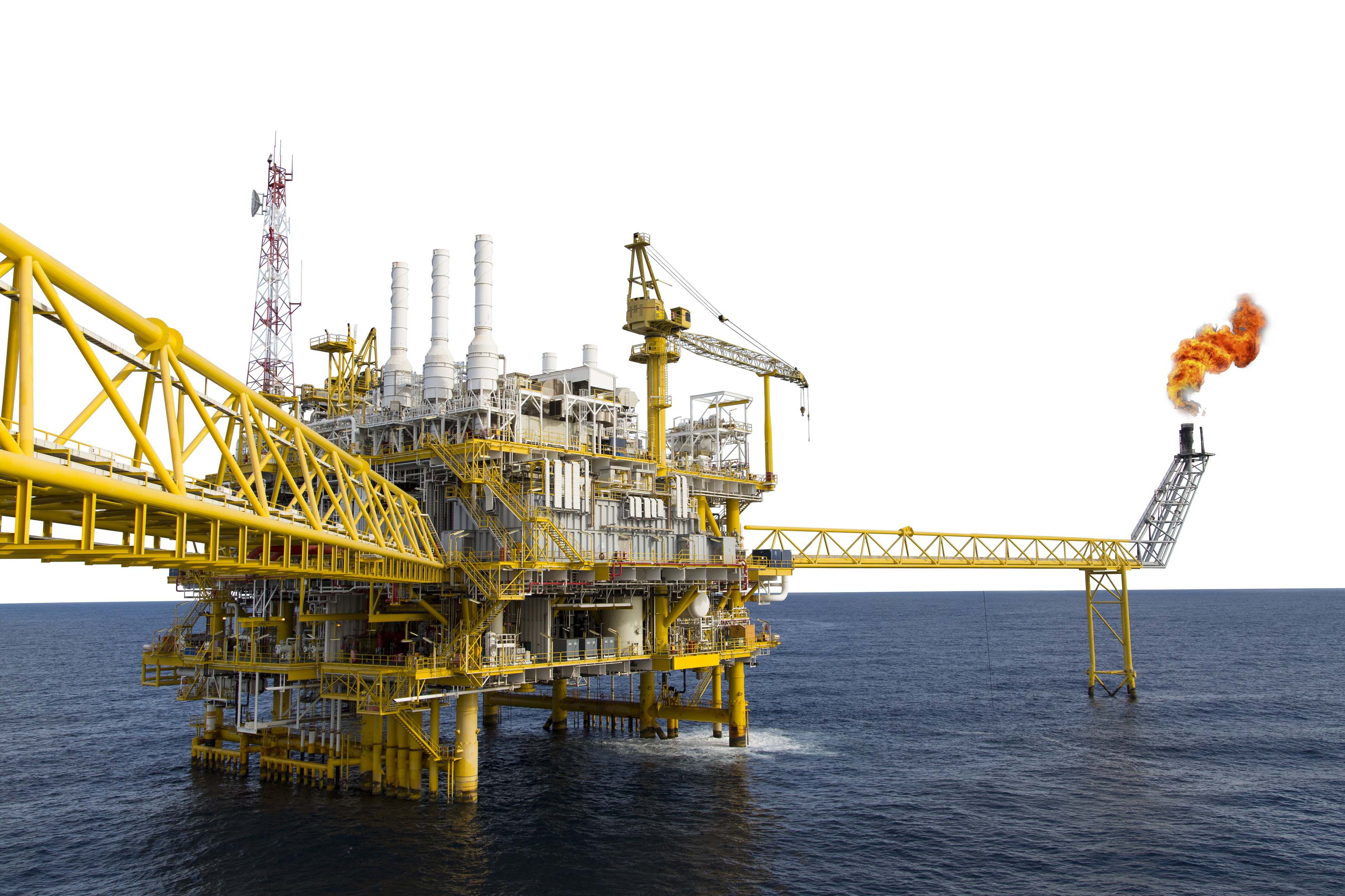 Plataforma producción petróleo