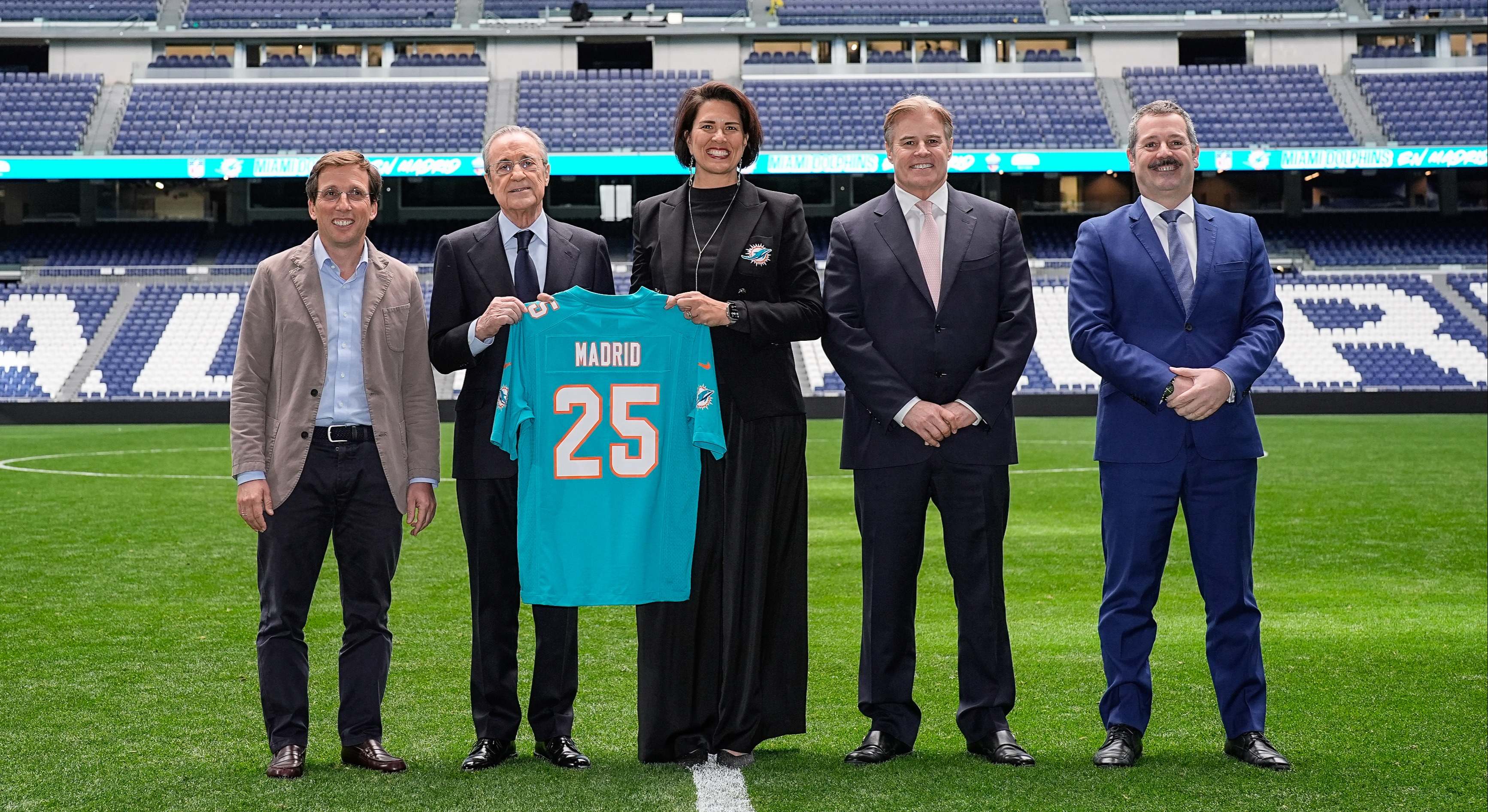 Presentación de la NFL en el Bernabéu