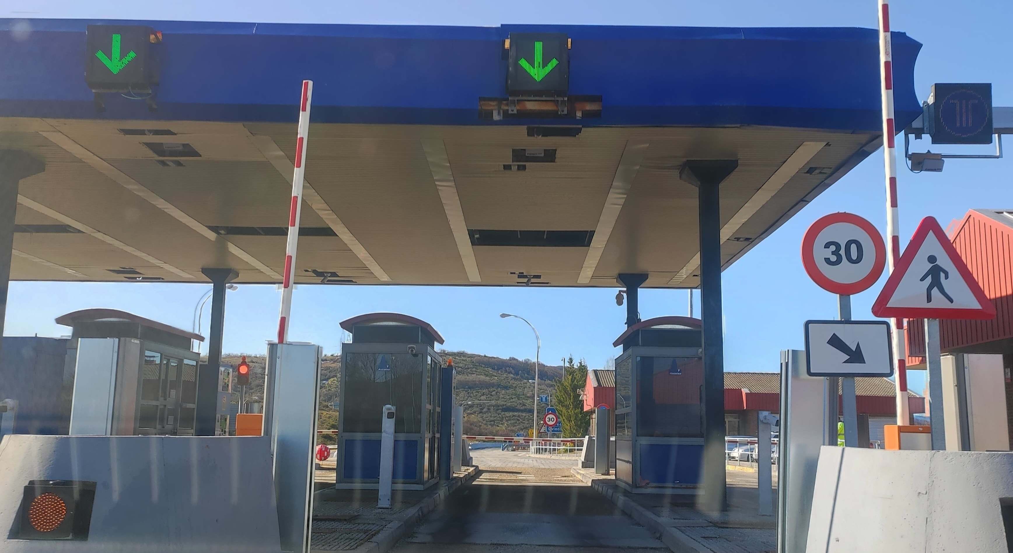 Peaje en la autopista