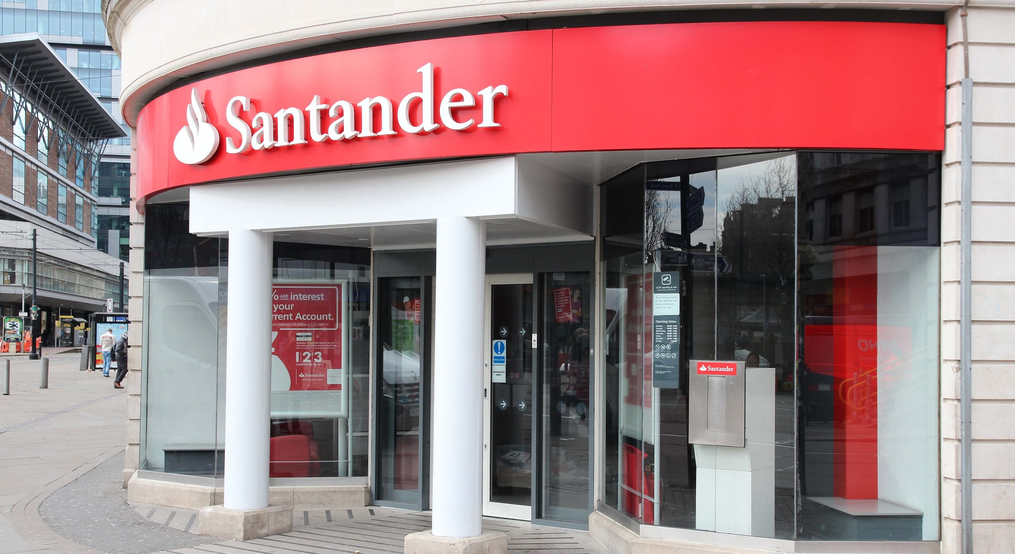 Sucursal del Banco Santander. / Foto: iStock