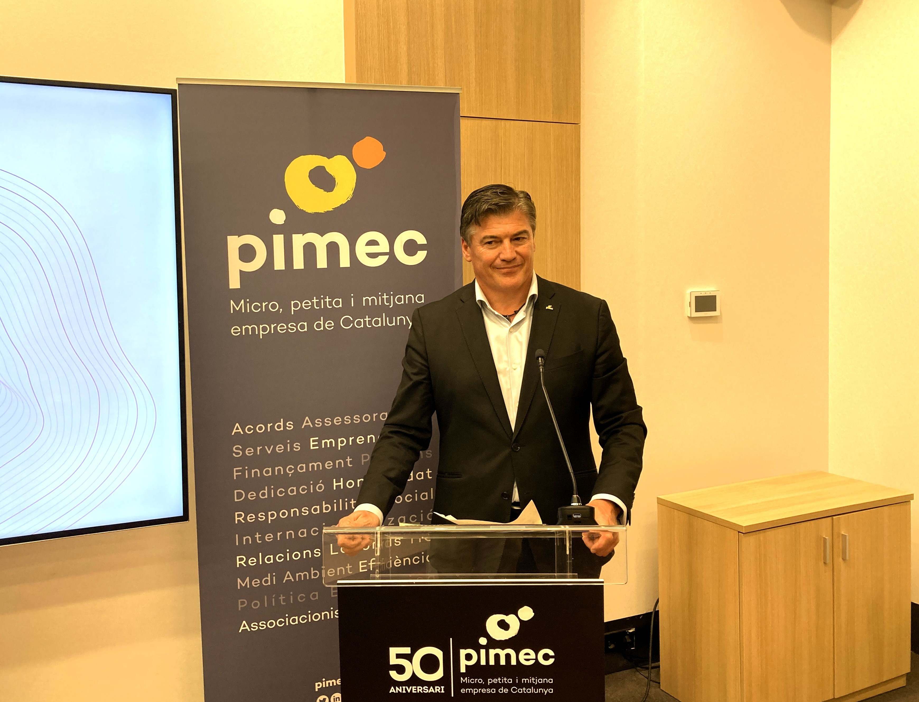 Antoni Cañete, presidente de Pimec. EE