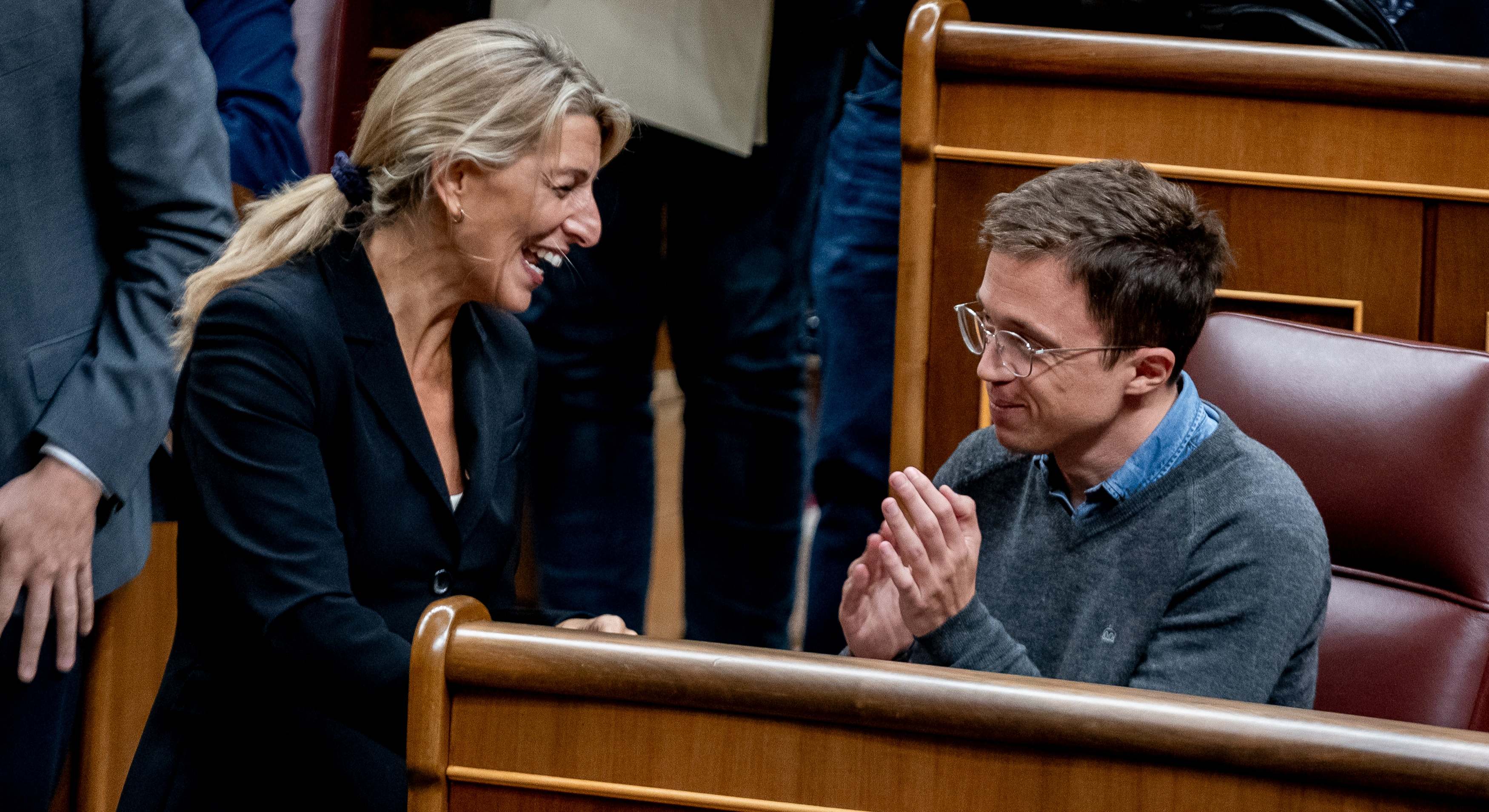 Yolanda Díaz e Íñigo Errejón.