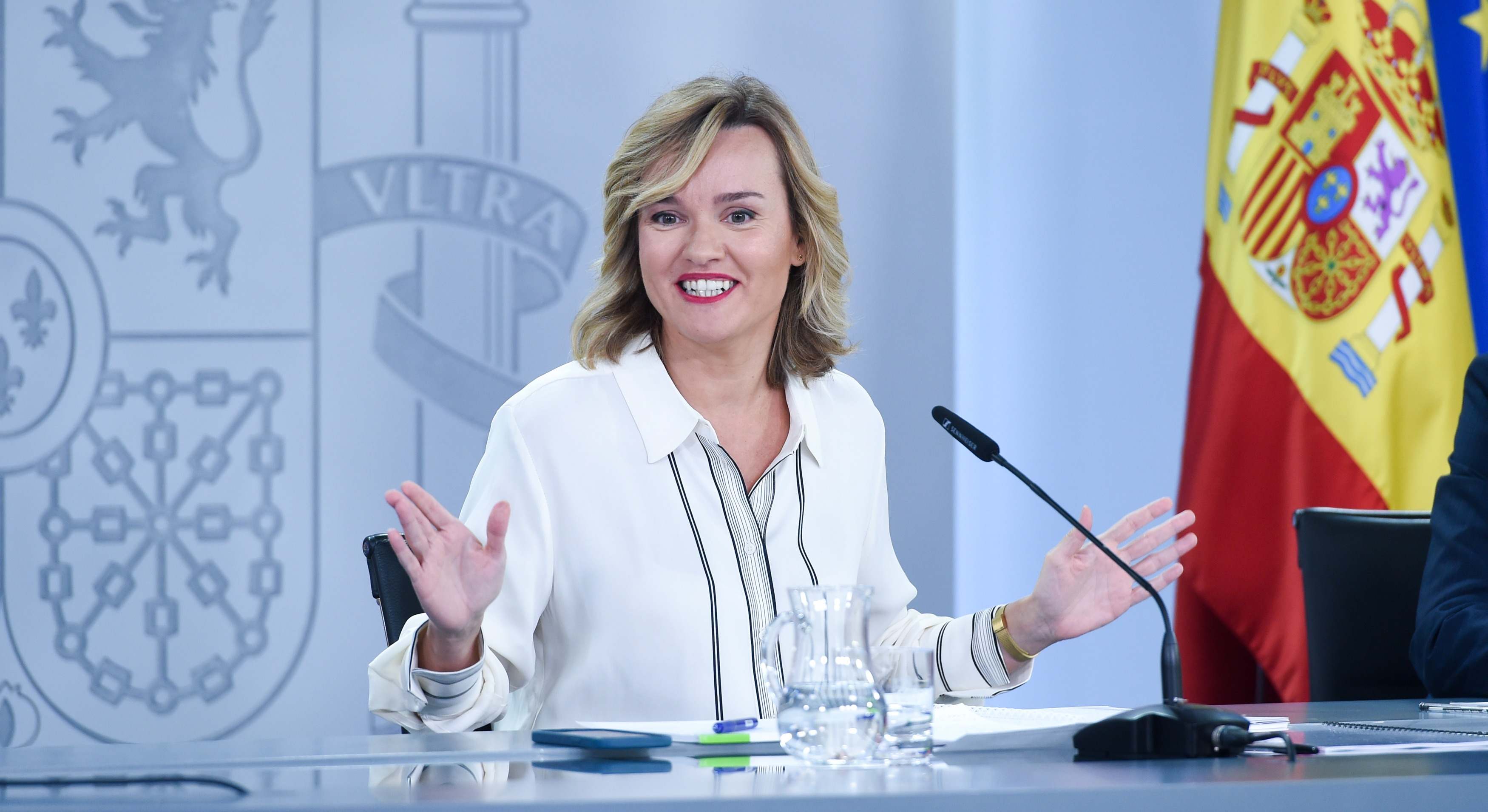 Pilar Alegría, portavoz del Gobierno de España.