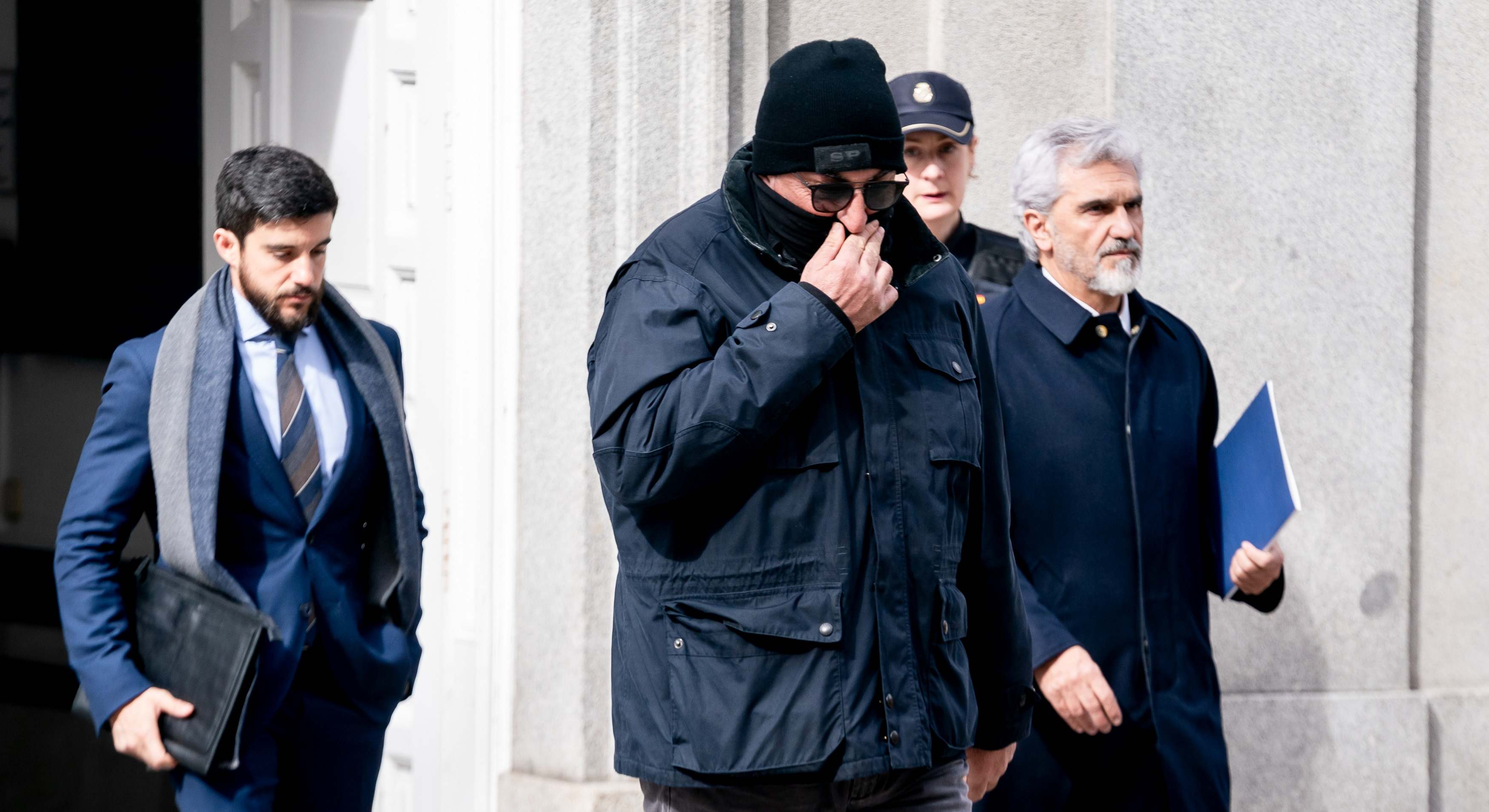 El ex asesor de Ábalos, Koldo García, a su salida del Tribunal Supremo.