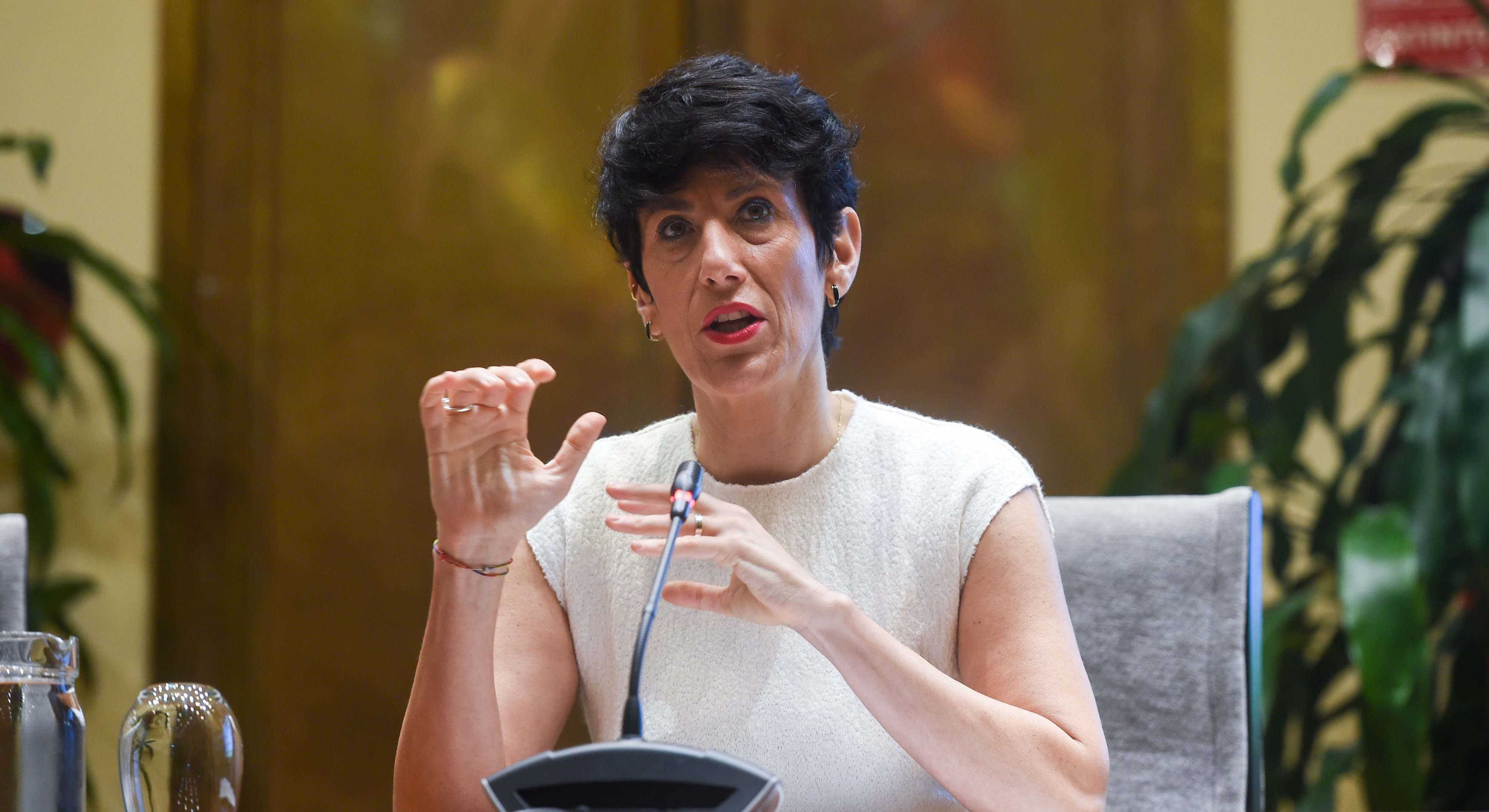 Elma Saiz, ministra de Seguridad Social.