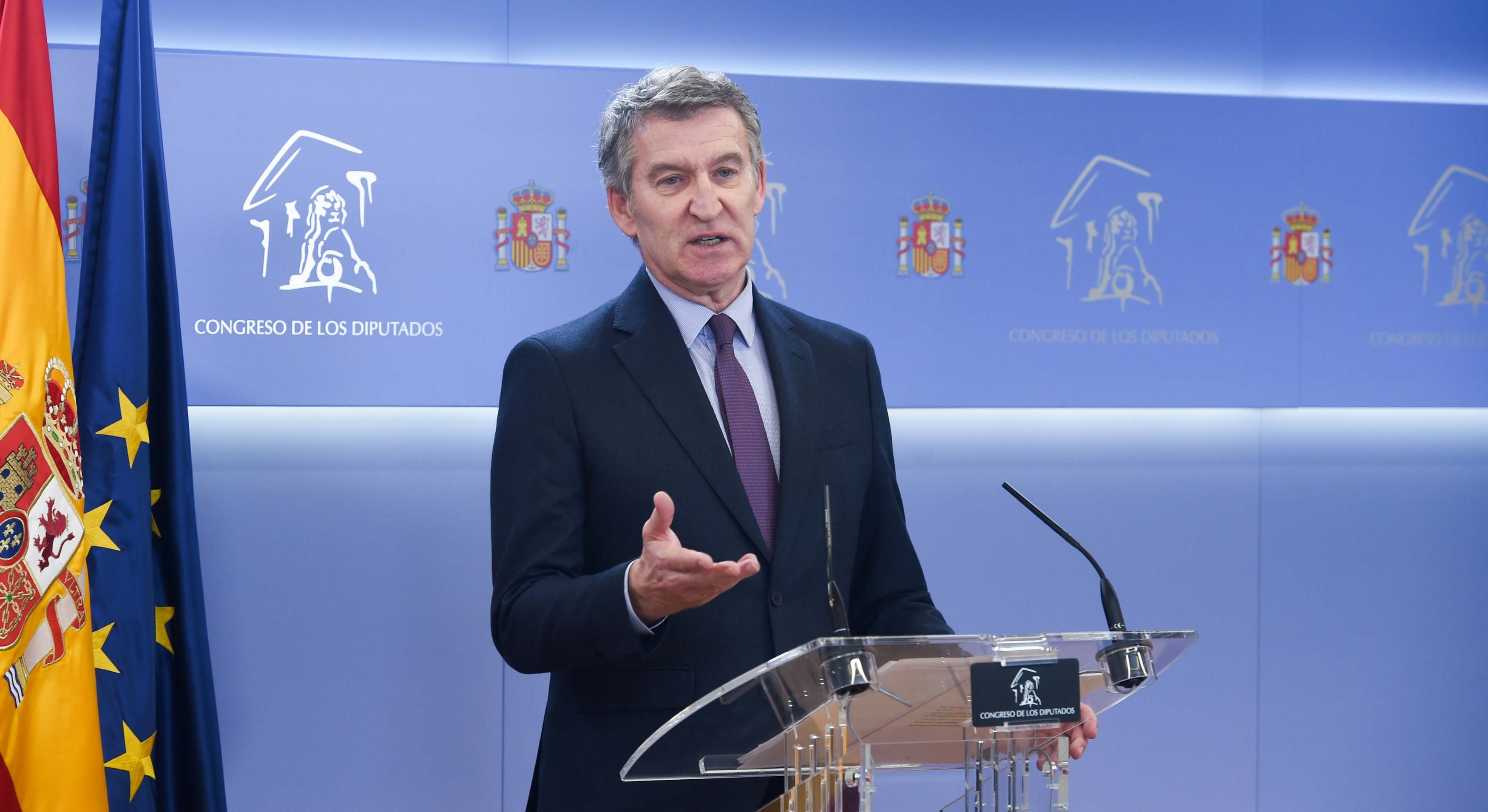 El presidente del Partido Popular, Alberto Núñez Feijóo.