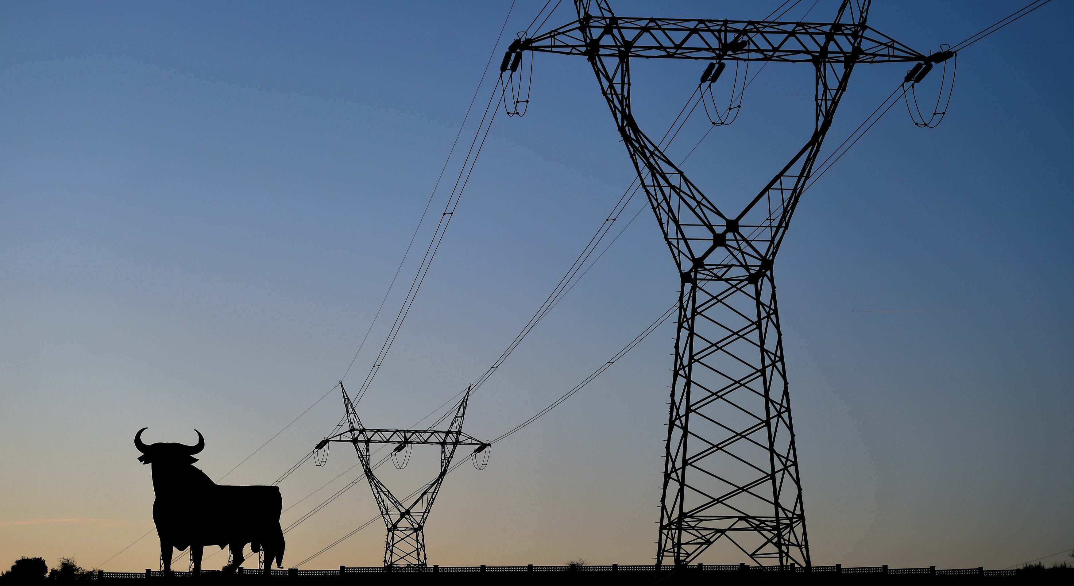 Un tendido eléctrico