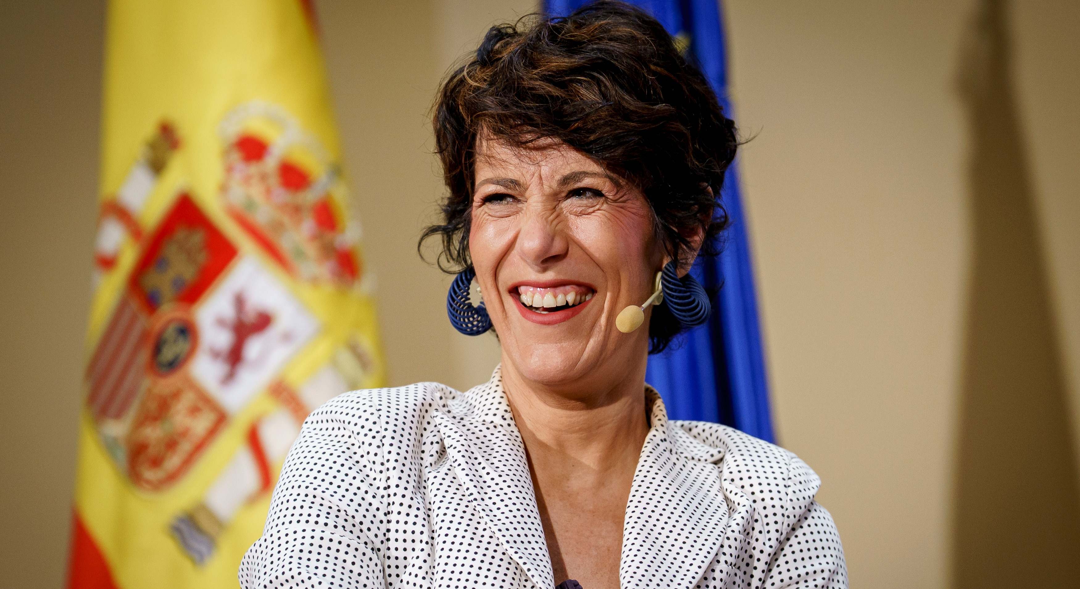 La ministra de Seguridad Social, Elma Saiz