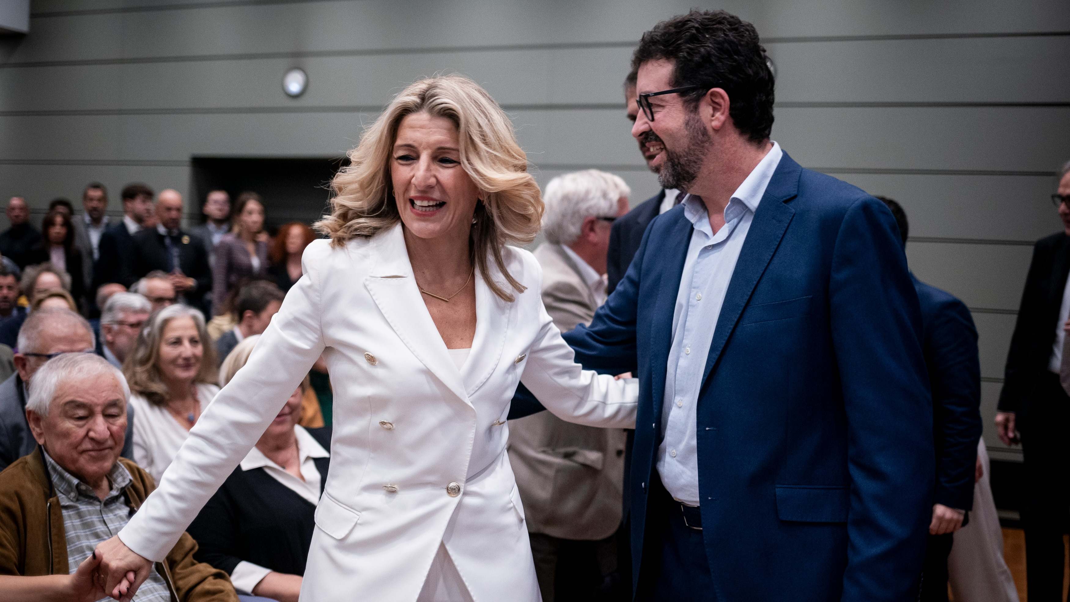La vicepresidenta Yolanda Díaz y el secretario de estado de Trabajo, Joaquín Pérez Rey. Foto: EP