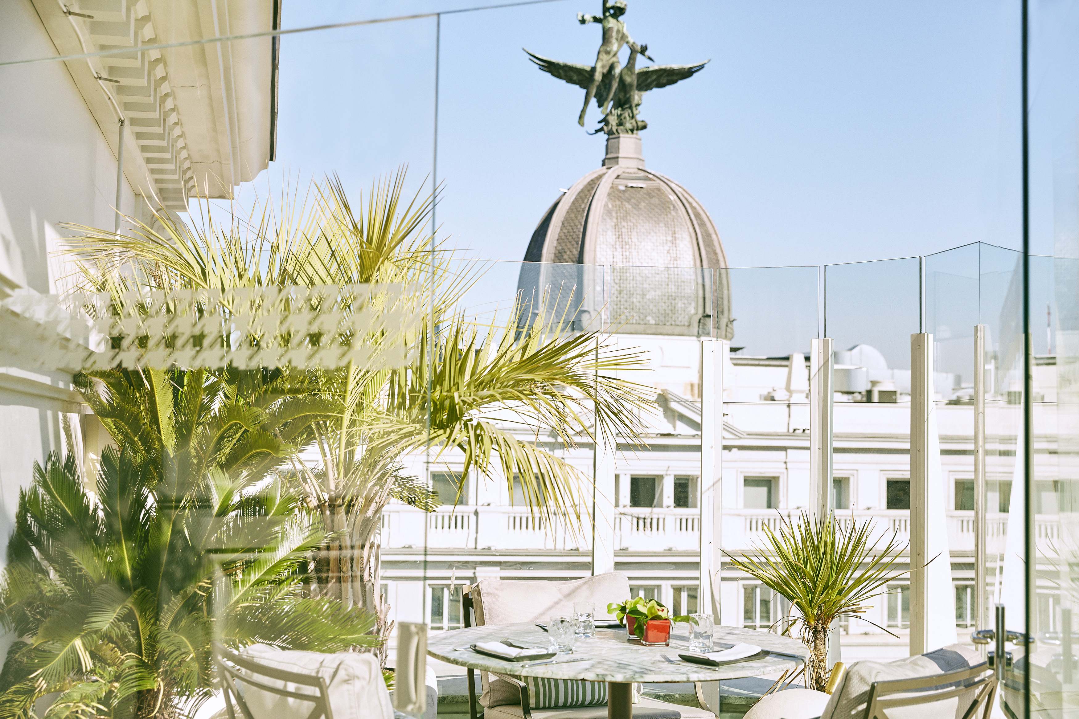 Terraza del Hyatt Centric Madrid