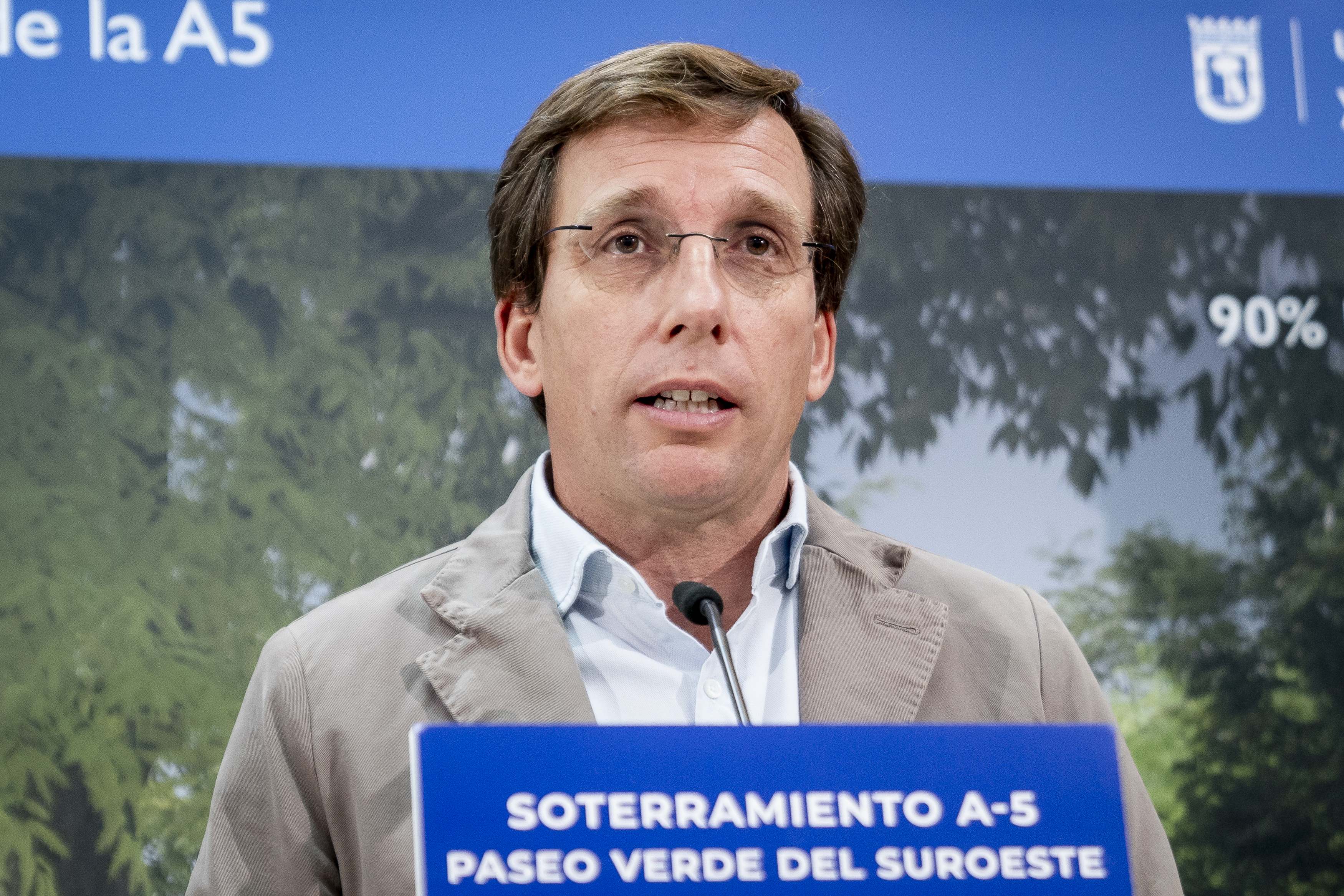 José Luis Martínez-Almeida, en un acto. Foto: EP.