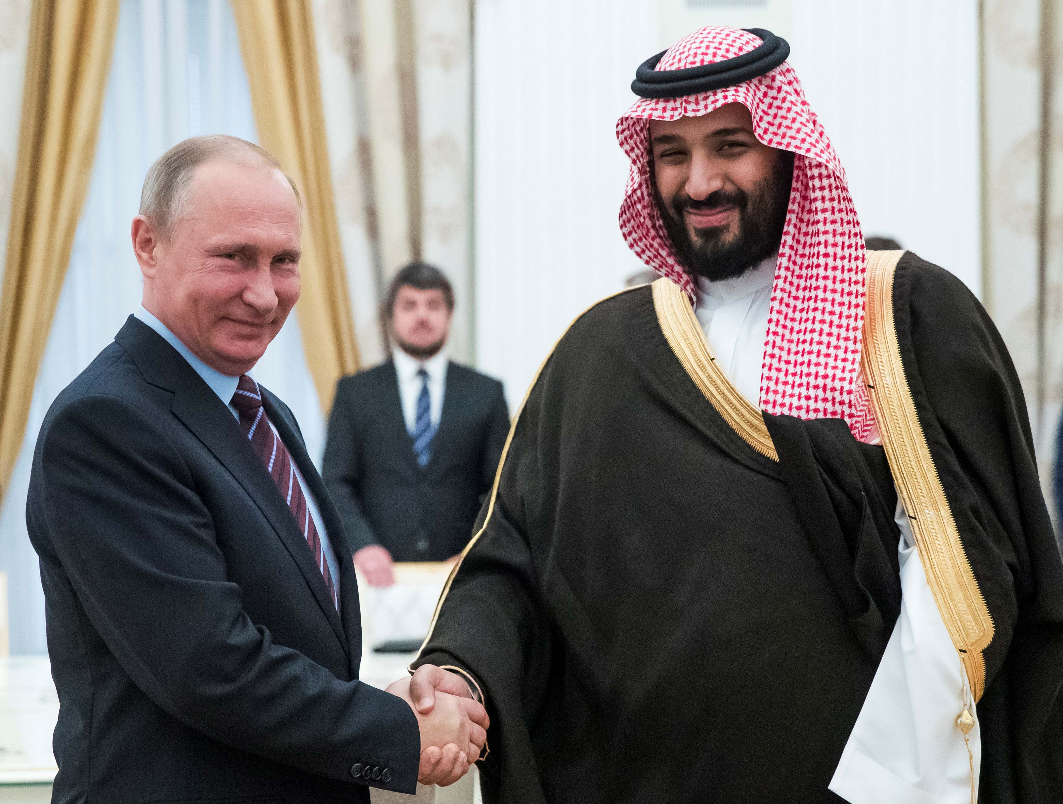 Vladimir Putin y Mohamed Bin Salman