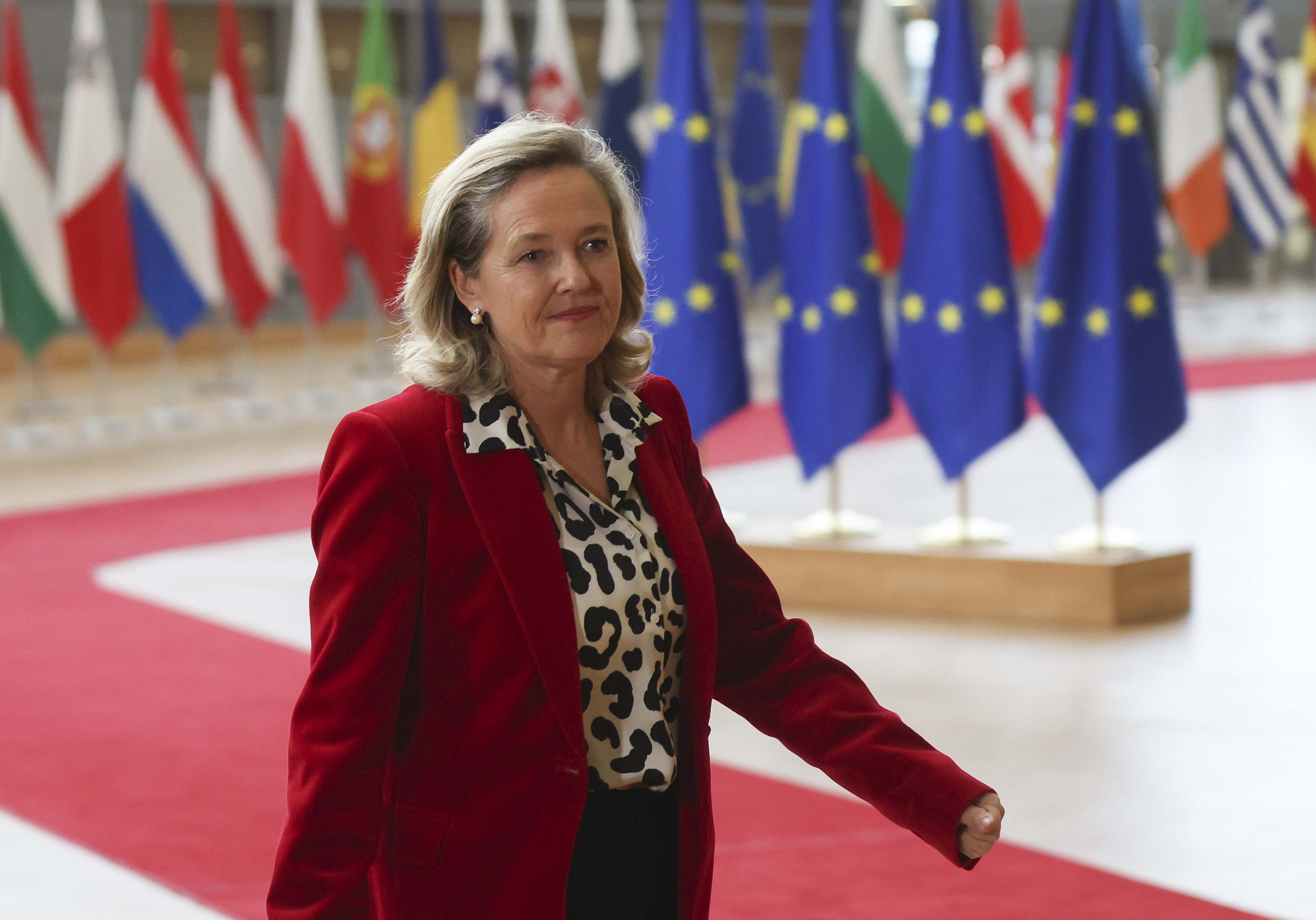 La presidenta del Banco Europeo de Inversiones, Nadia Calviño