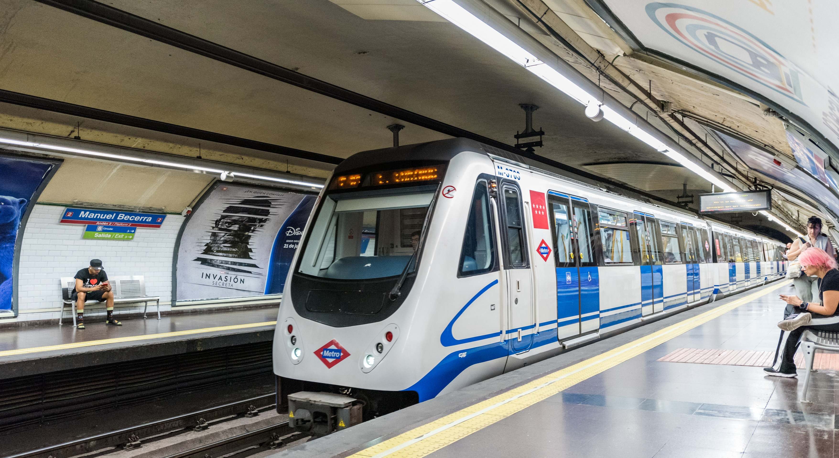 Andén del Metro de Madrid. / Foto: iStock