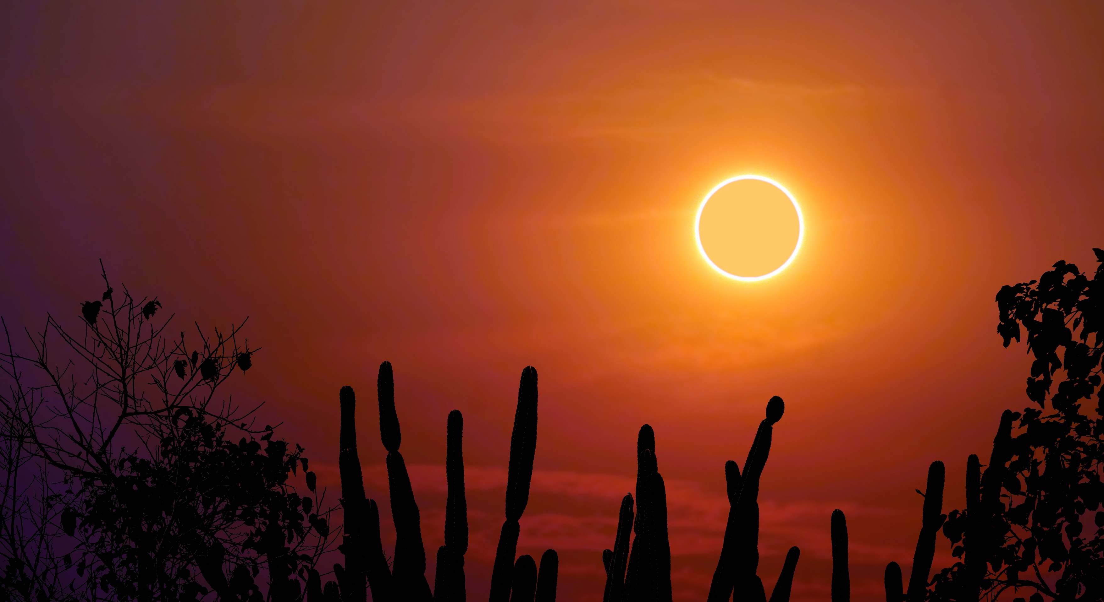 Eclipse solar anular. / Foto: iStock