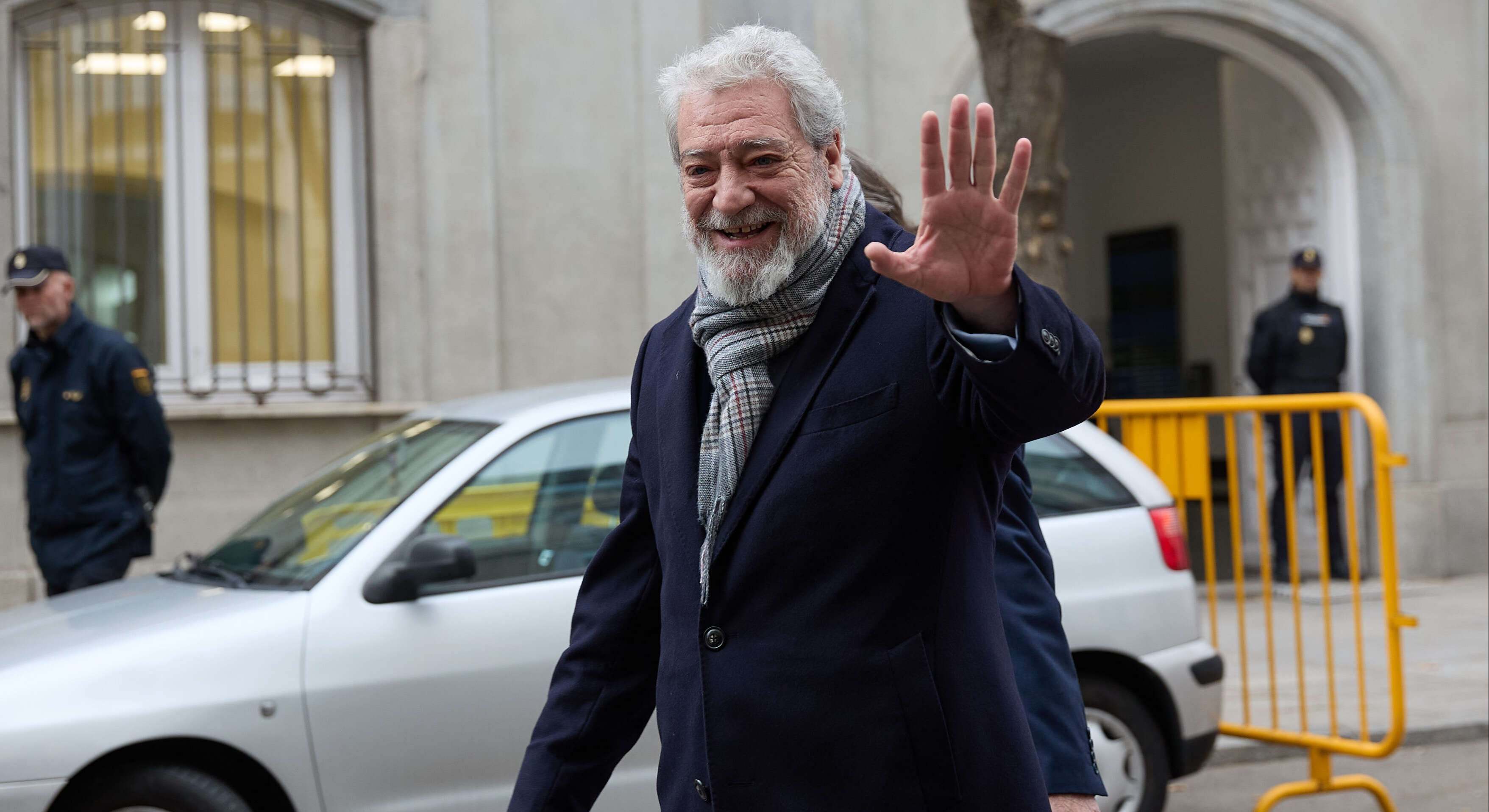 Miguel Ángel Rodríguez, a su salida del Tribunal Supremo.