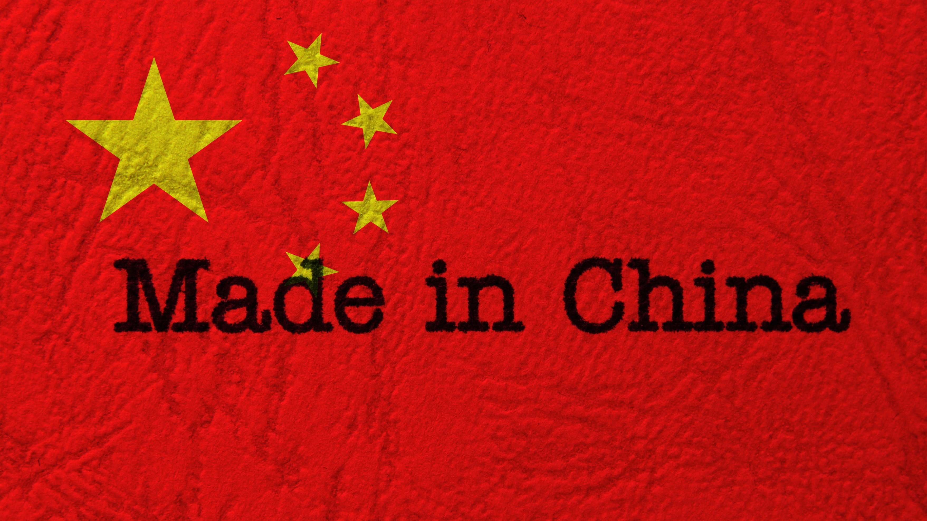 China bandera made in
