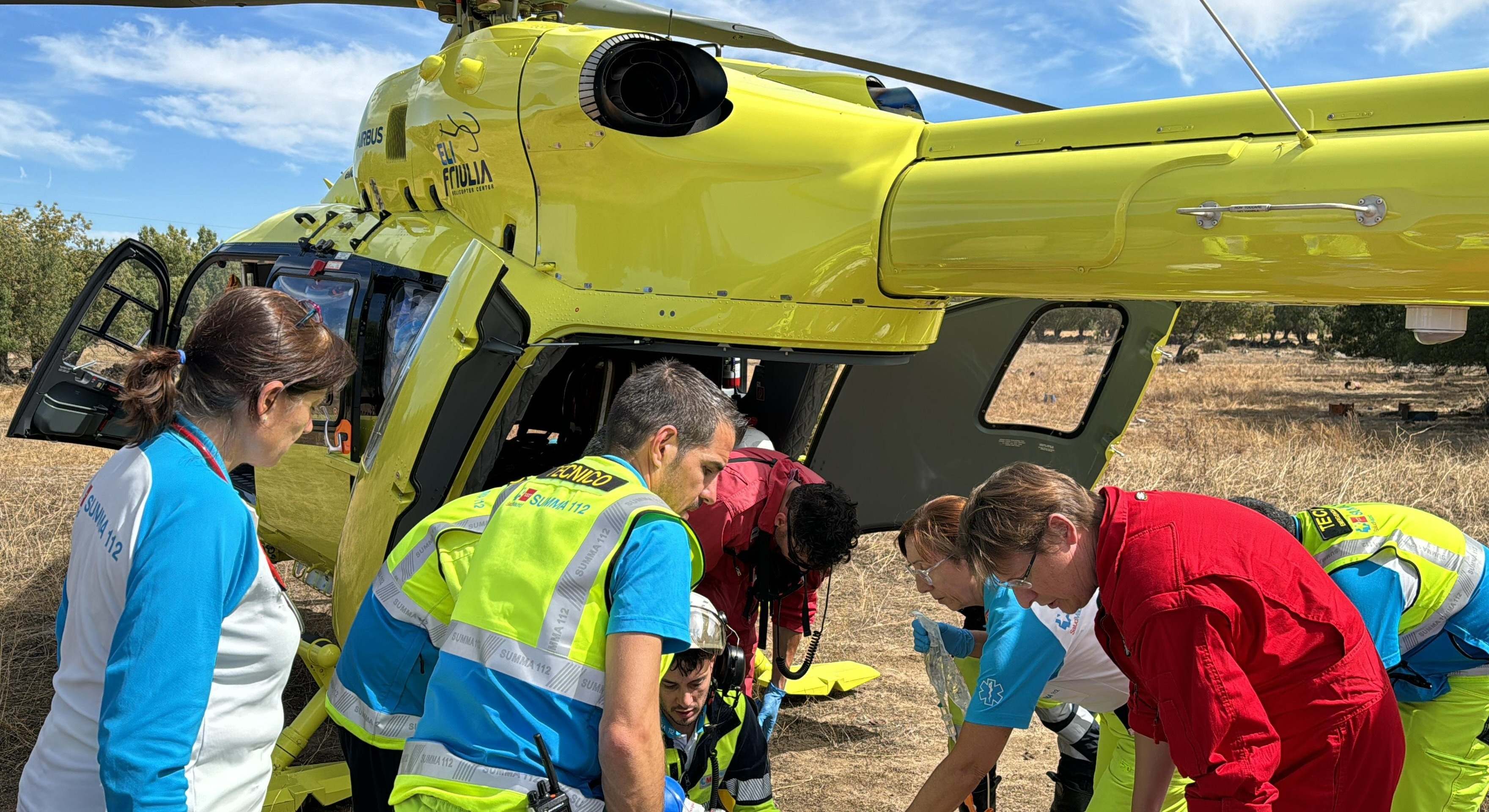 Herido muy grave un chico de 15 años tras electrocutarse con una torre de alta tensión en Galapagar.