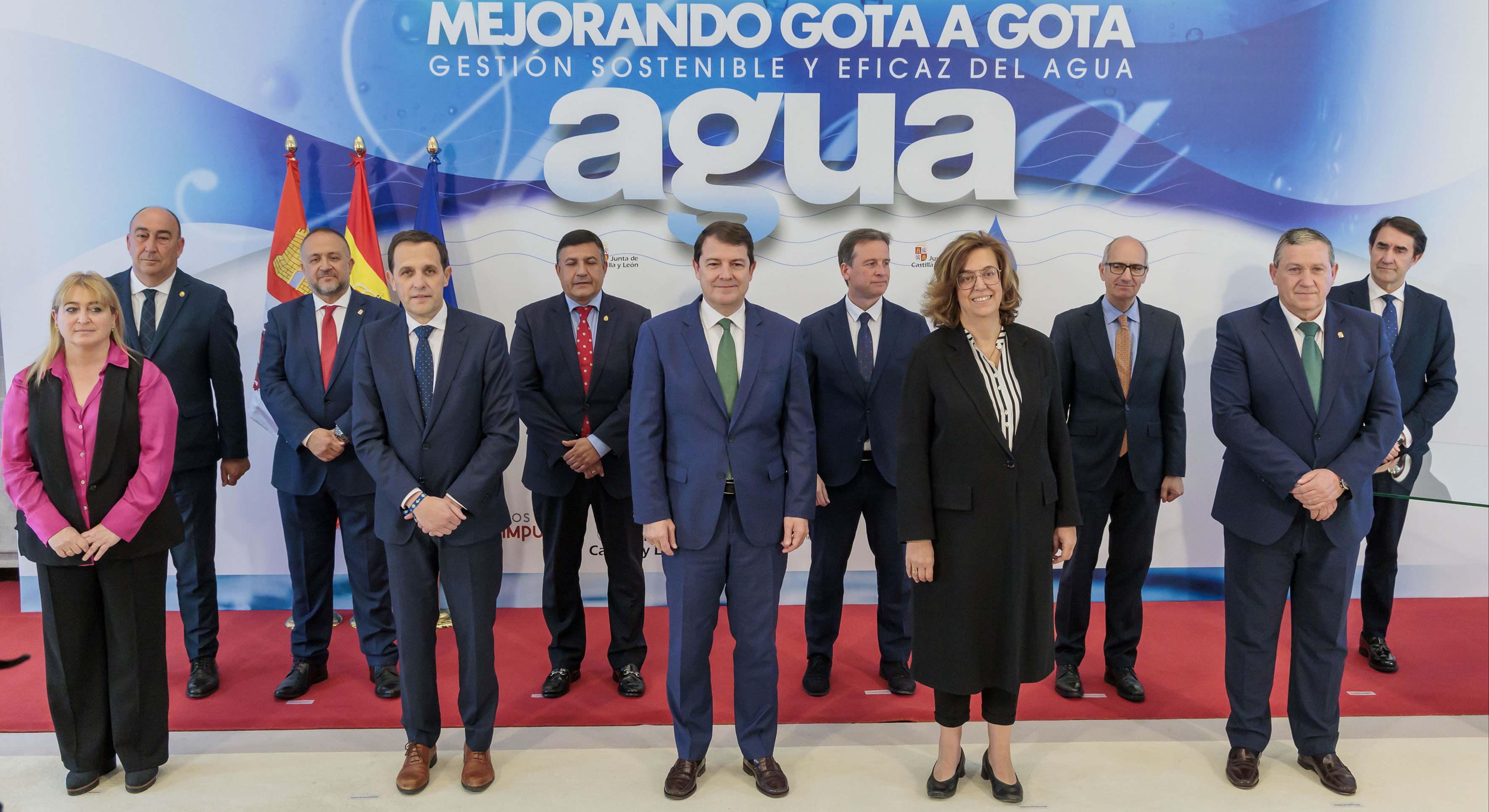 Mañueco con los presidentes de diputación de Castilla y León