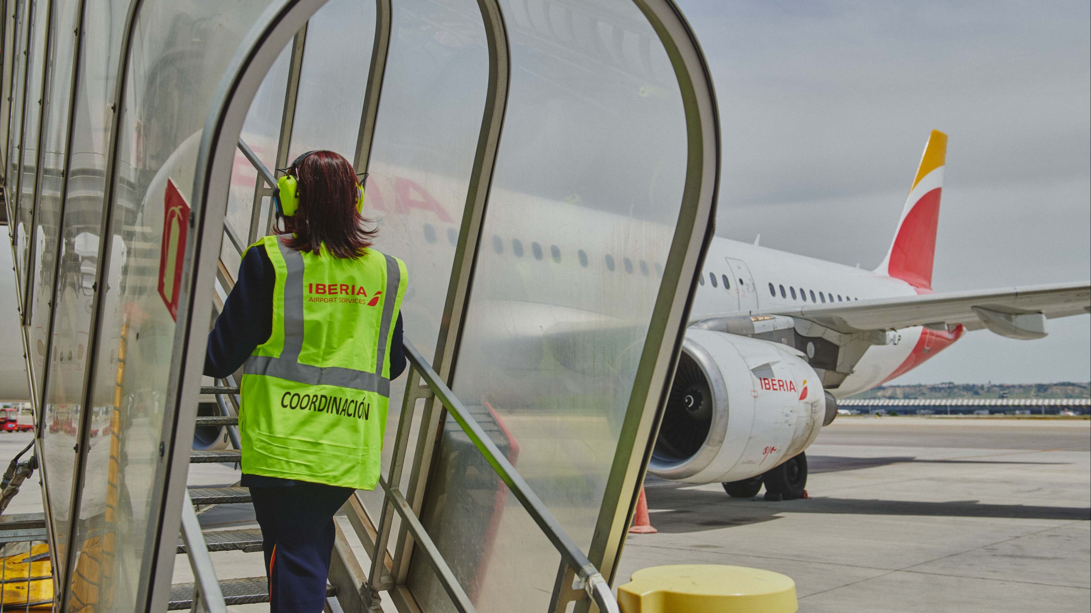 Empleados de Iberia.